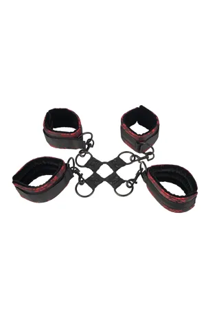 крестообразные наручники (оковы, фиксаторы) для рук и ног scandal hog tie в СПб