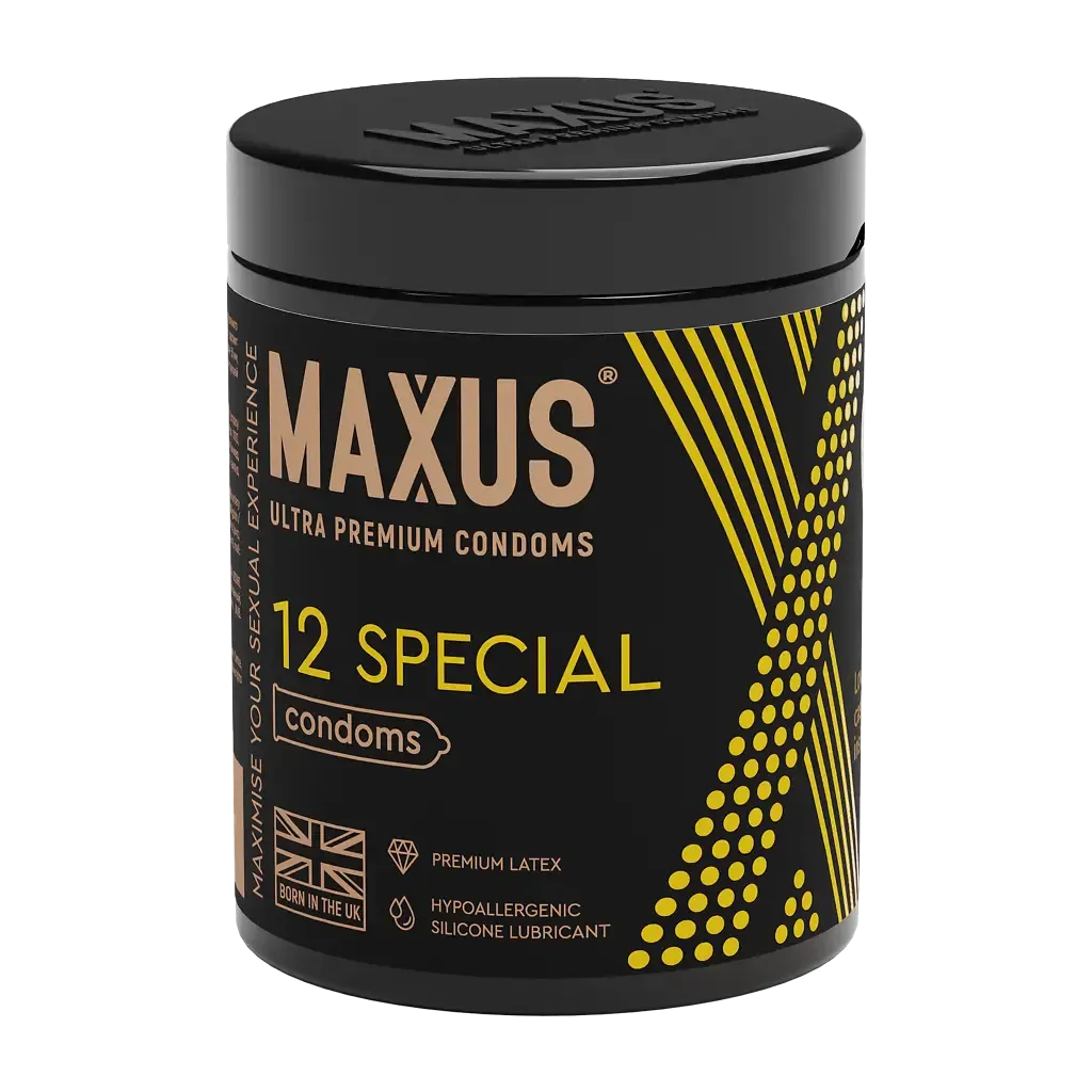 Презервативы Презервативы MAXUS Special 12ш. X-Edition. текстурир, точечно-ребр. в СПб