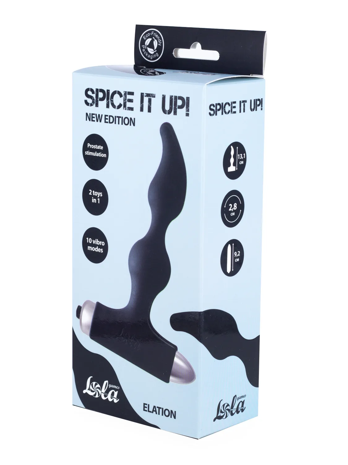 анальная пробка с вибрацией spice it up new edition elation black 8018-01lola в СПб