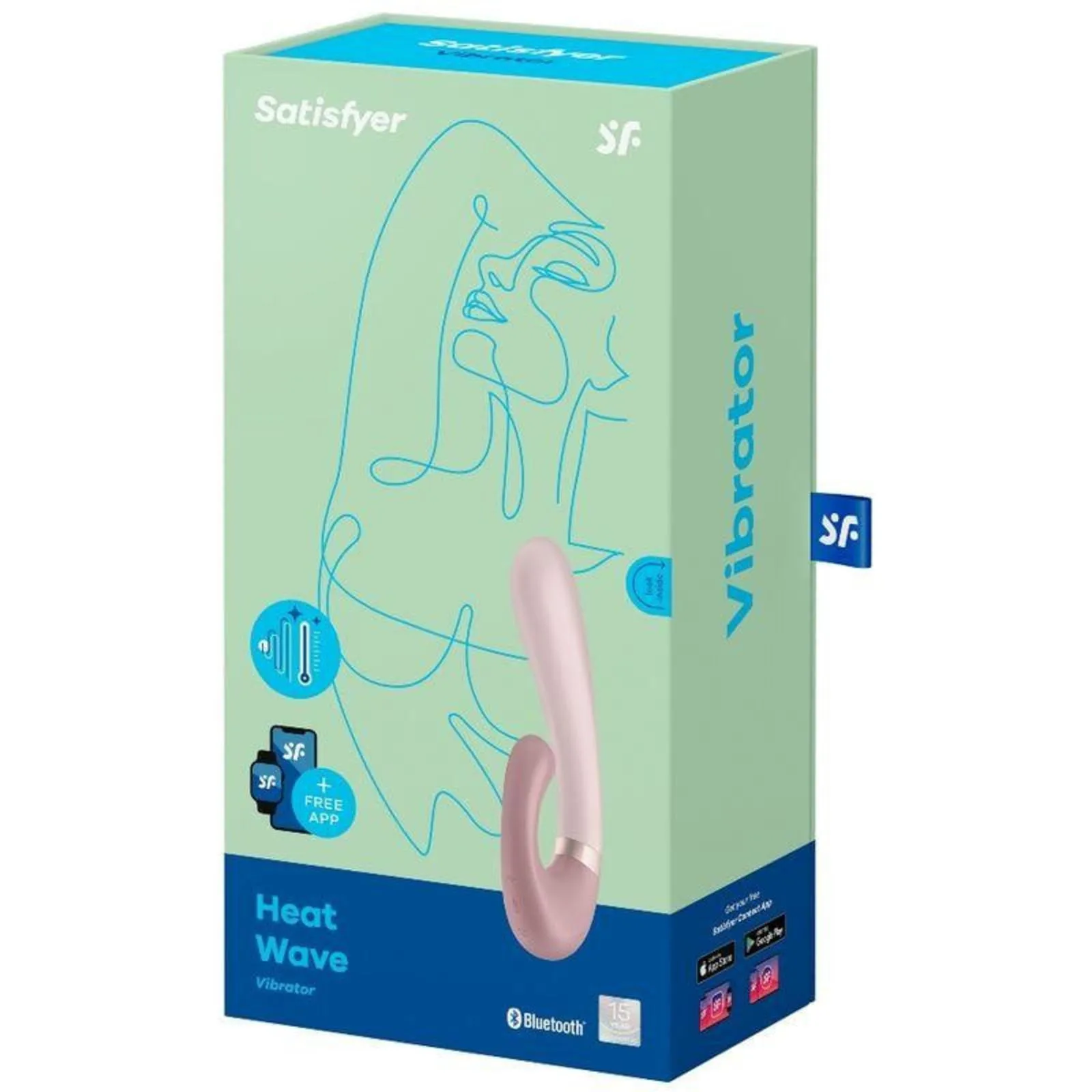 вибратор satisfyer heat wave connect app mauve 002545sa в СПб