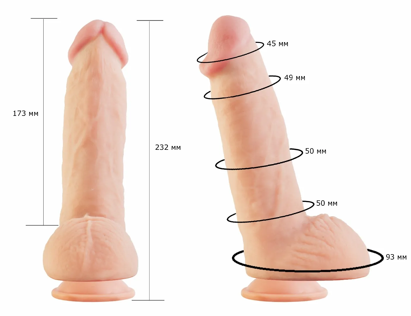 фаллоимитатор на присоске неоскин 812700ru в СПб