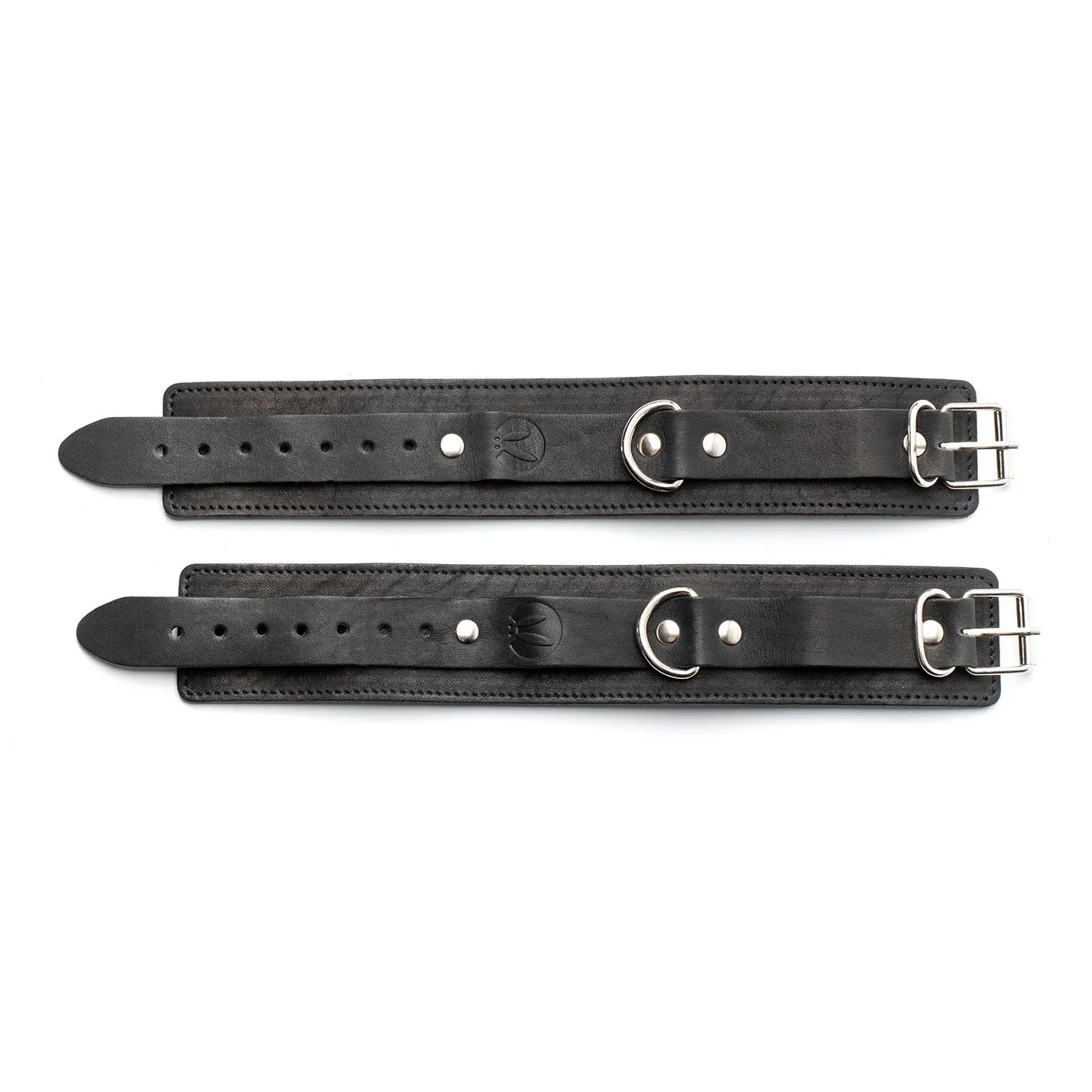 поножи декоративные узкие pinkrabbit с логотипом, черные в СПб