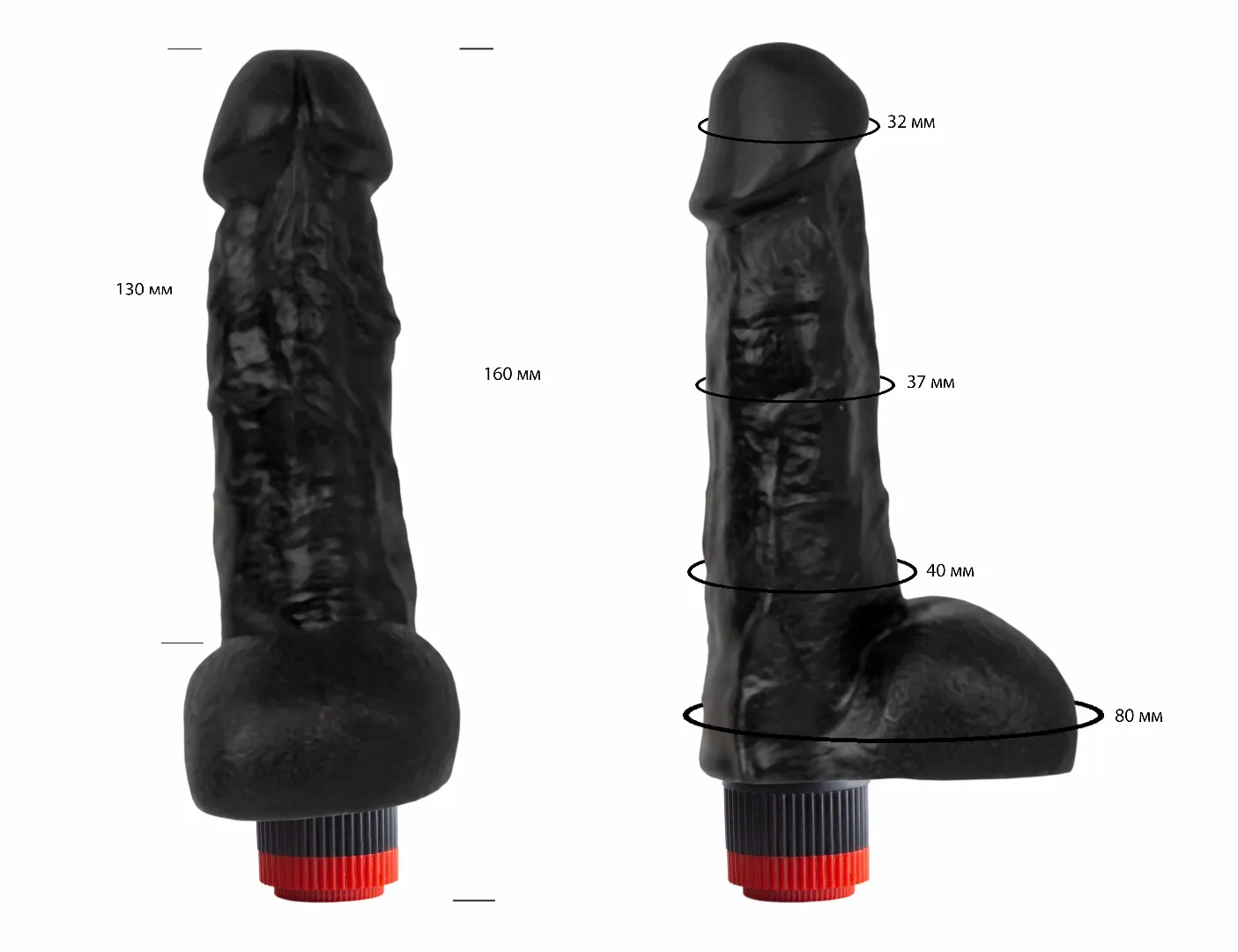 вибромассажер черный  411200ru в СПб