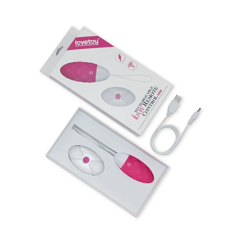 виброяйцо lovetoy ijoy rechargeable egg, розовое в СПб