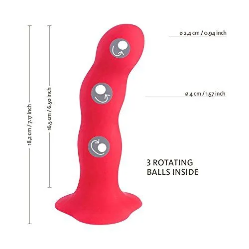 фаллоимитатор fun factory bouncer, красный в СПб