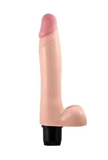 Вибратор Lovetoy Real feel Flexi гладкий, телесный