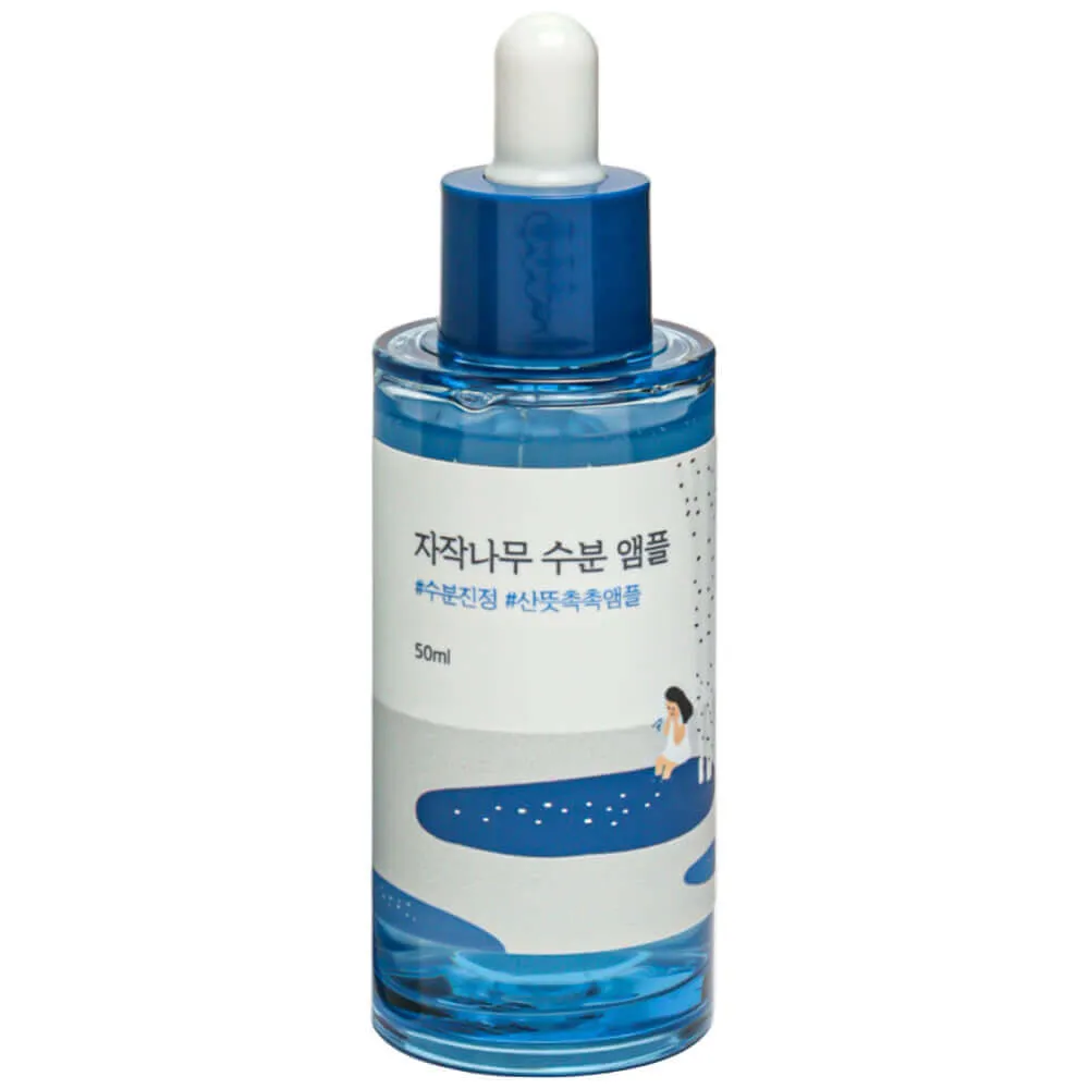 round lab birch juice moisturizing ampoule, липосомальная ампула для интенсивного увлажнения 50 мл в СПб