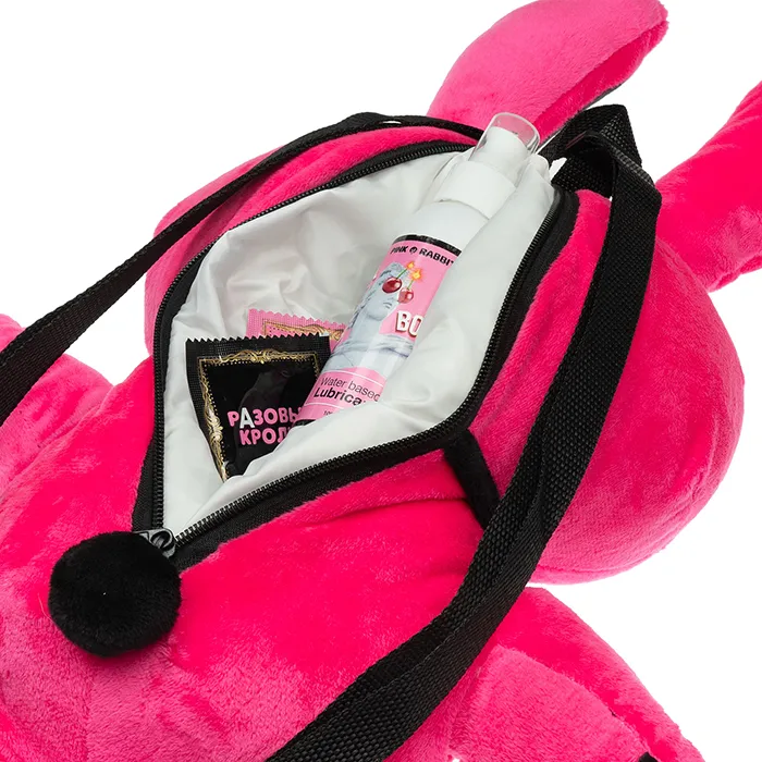 рюкзак pinkrabbit с логотипом и лапками антистресс в СПб