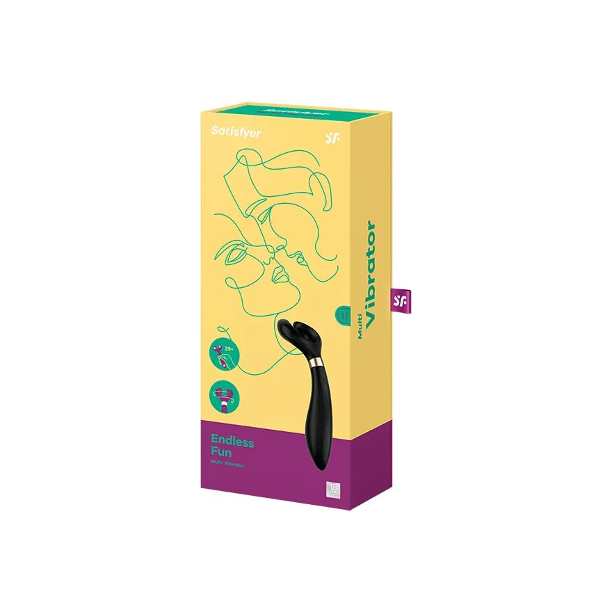 cтимулятор satisfyer endless fun, черный в СПб