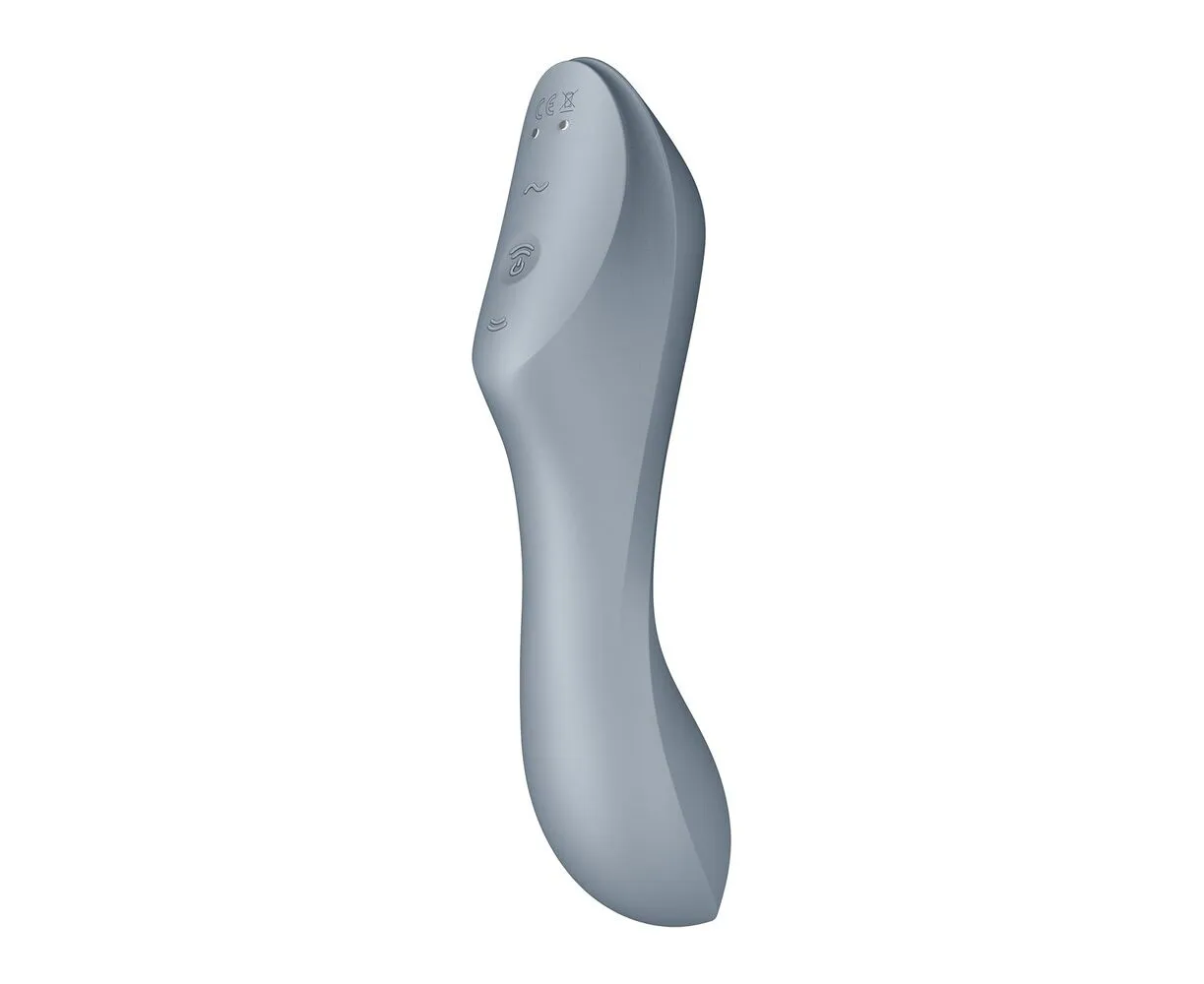 вакуумный массажер satisfyer curvy trinity 3 bluegrey 036533sa в СПб