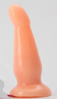 анальная пробка телесная изогнутая 11,5 см 47012-2-mm в СПб