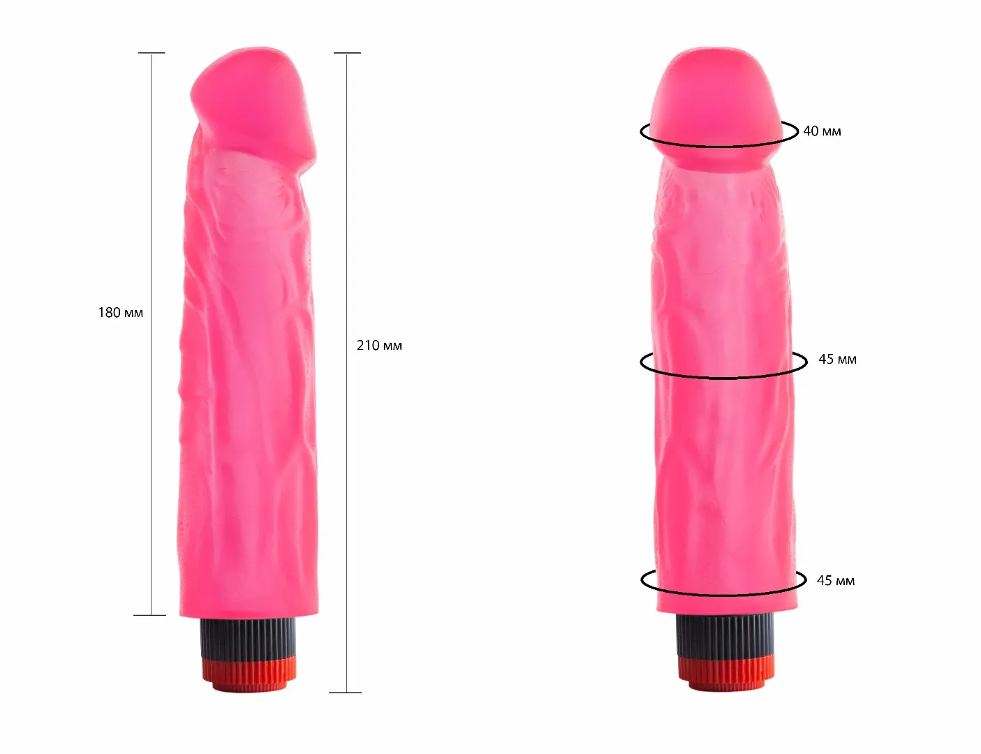 вибромассажер гелевый розовый 227400ru в СПб