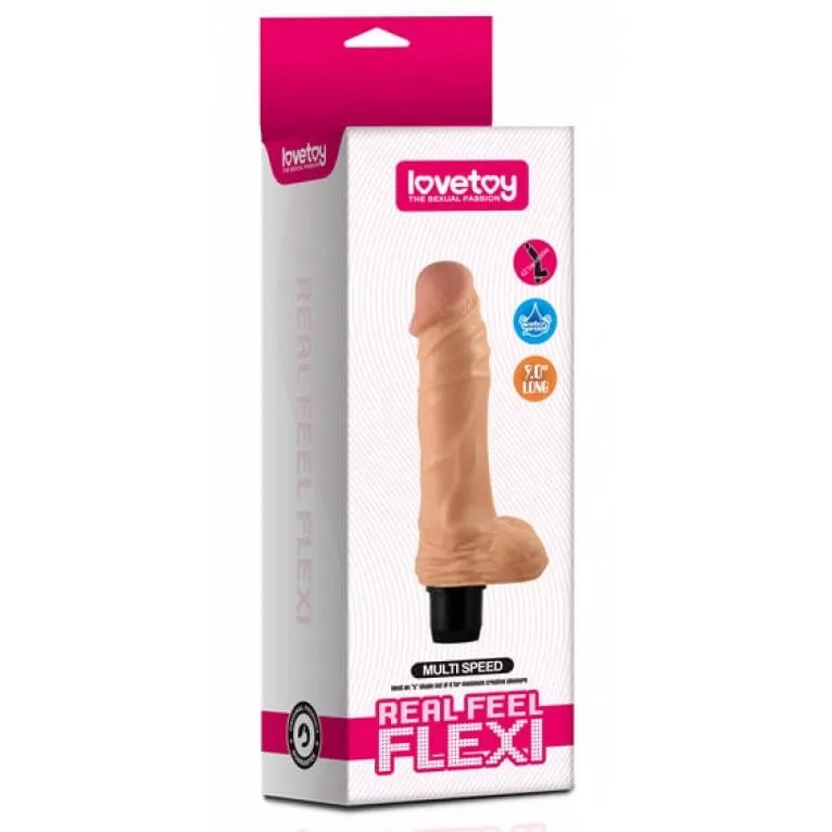 вибратор lovetoy real feel flexi, телесный в СПб