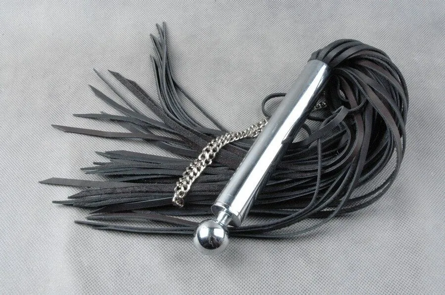 плетка beastly серебряная мечта, 55 см, чёрная в СПб