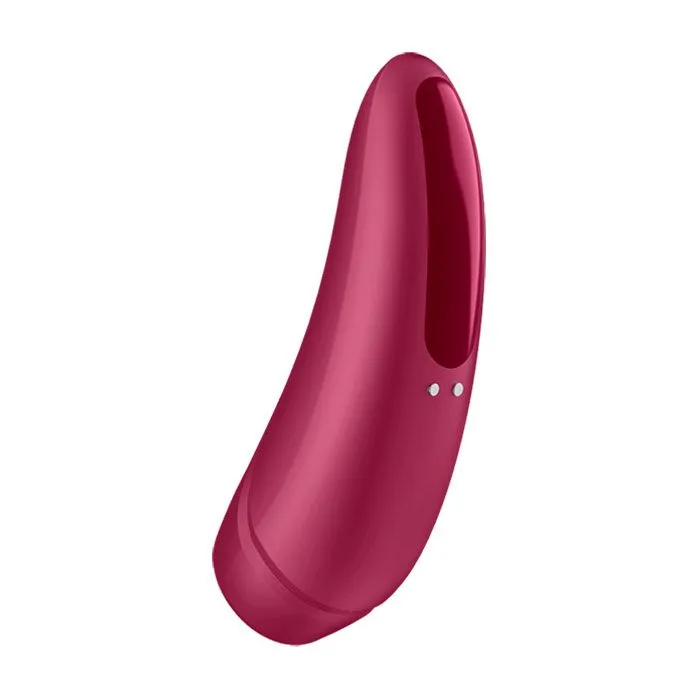 вакуум-волновой бесконтактный cтимулятор satisfyer curvy 1+, бордовый в СПб