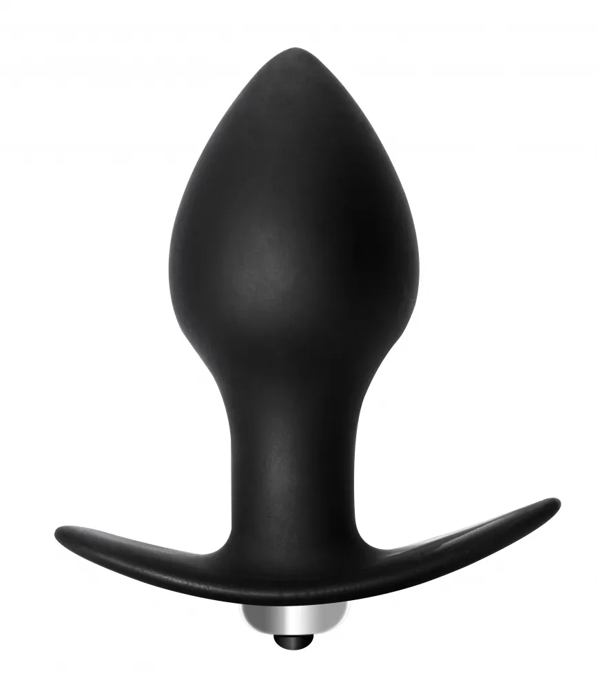 анальная пробка с вибрацией bulb anal plug black (батарейки ааа) 5006-03lola в СПб