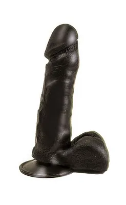 фаллоимитатор на присоске черный 401400ru в СПб