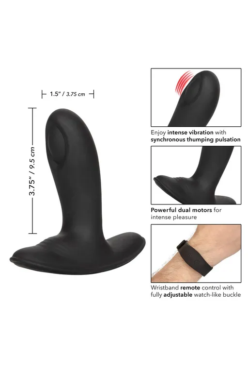 анальный стимулятор pulsing probe с функией "пульсирующее воздействие" и управлением с браслета в СПб