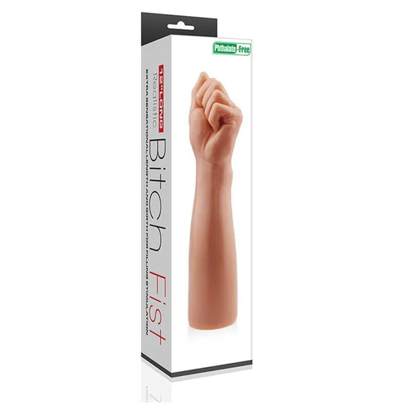 кулак для фистинга lovetoy king size realistic bitch fist, телесный в СПб