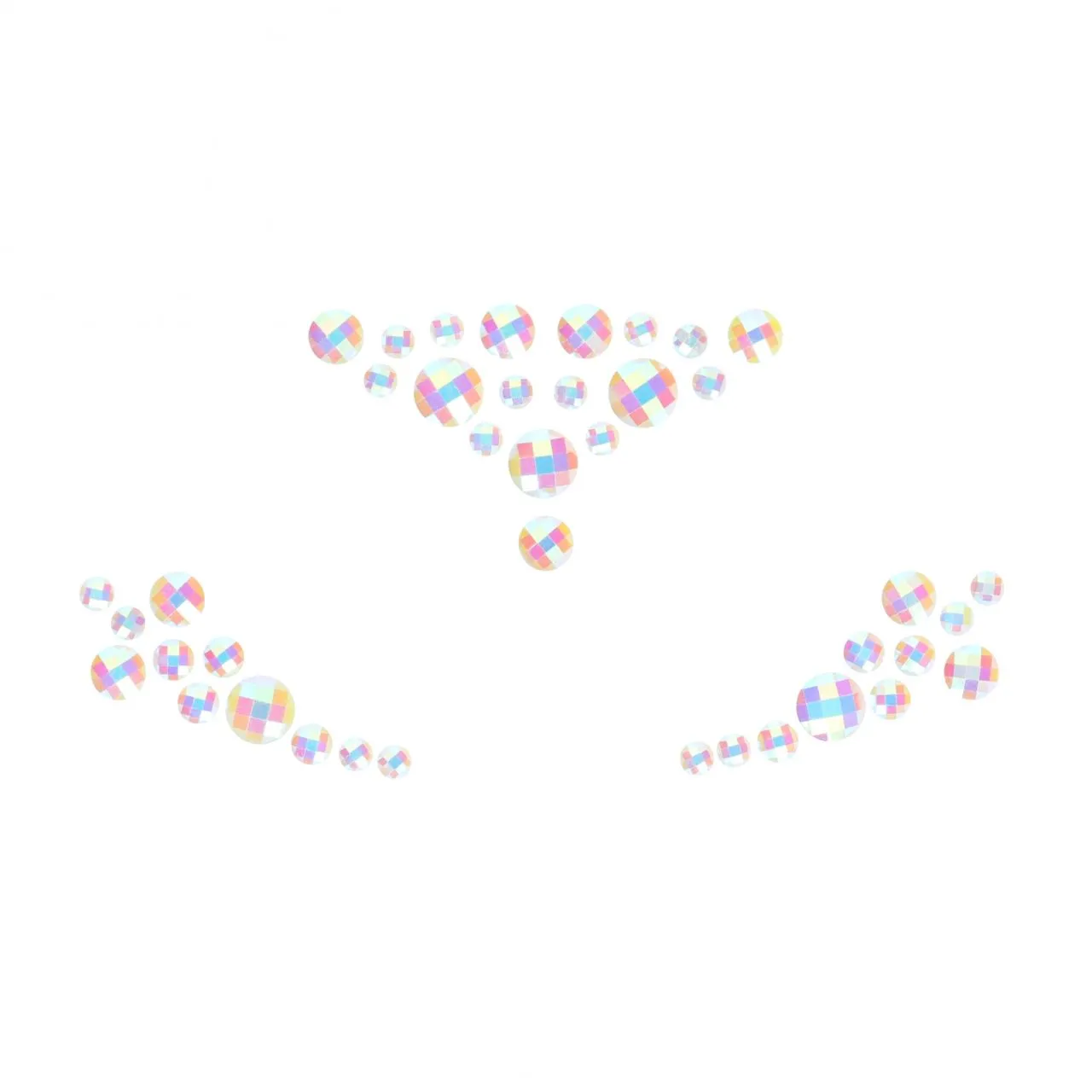 декоративное украшение (камни) на клеевой основе body jewelry stickers - face - glow in the dark - o в СПб