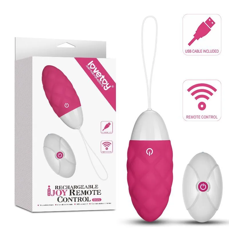 виброяйцо lovetoy ijoy rechargeable egg, розовое в СПб