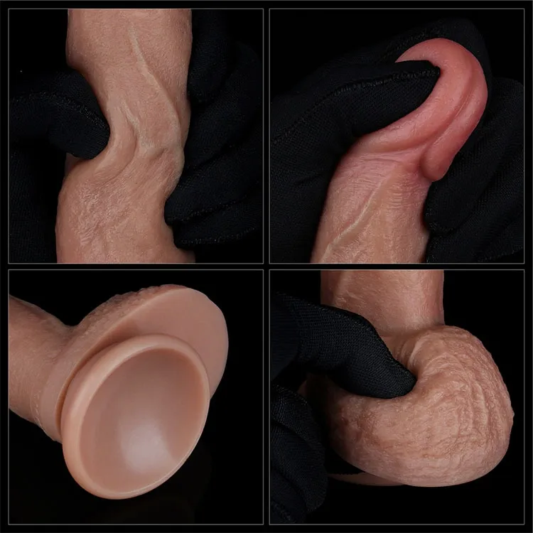 фаллоимитатор реалистичный lovetoy на присоске 18 см, телесный в СПб