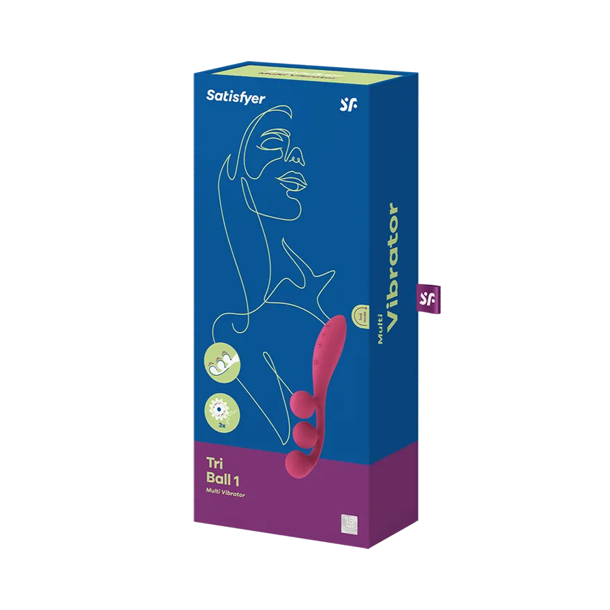 мульти-вибратор satisfyer tri ball 1 red 018263sa в СПб