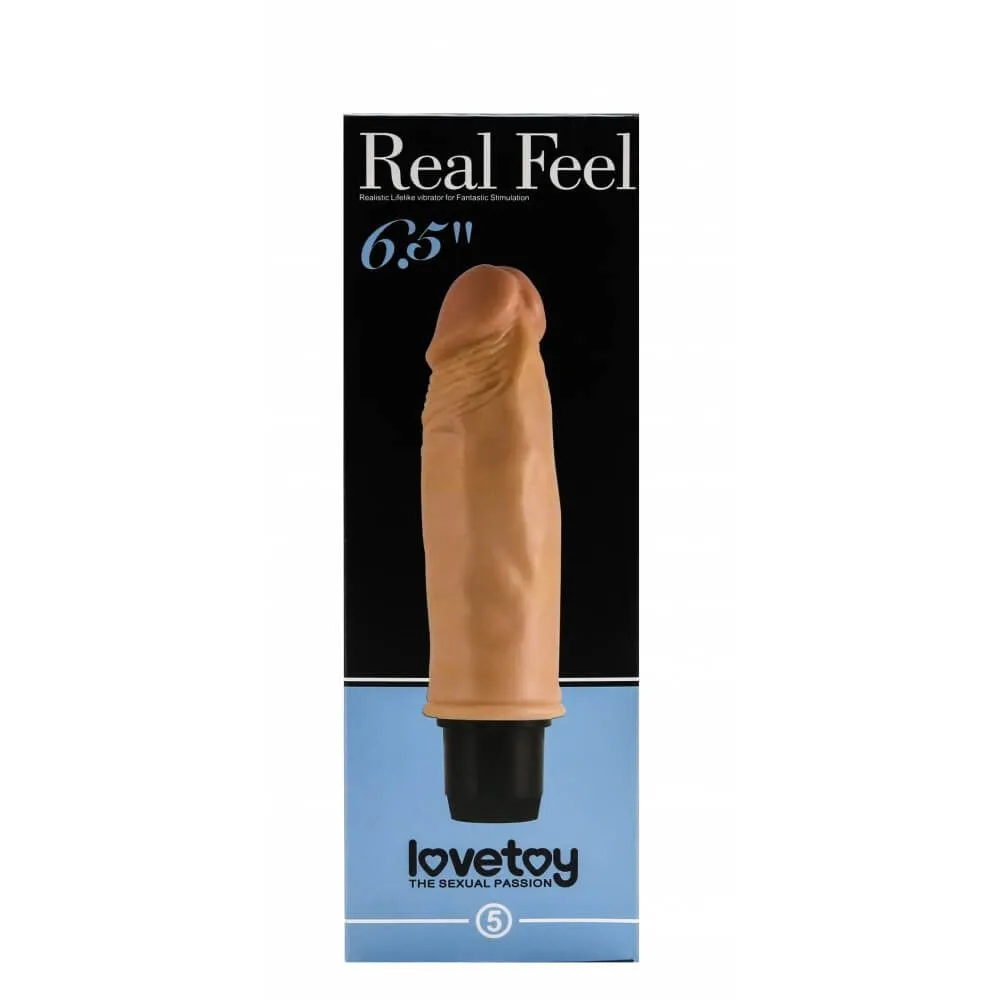вибратор lovetoy real feel 6.5, телесный в СПб