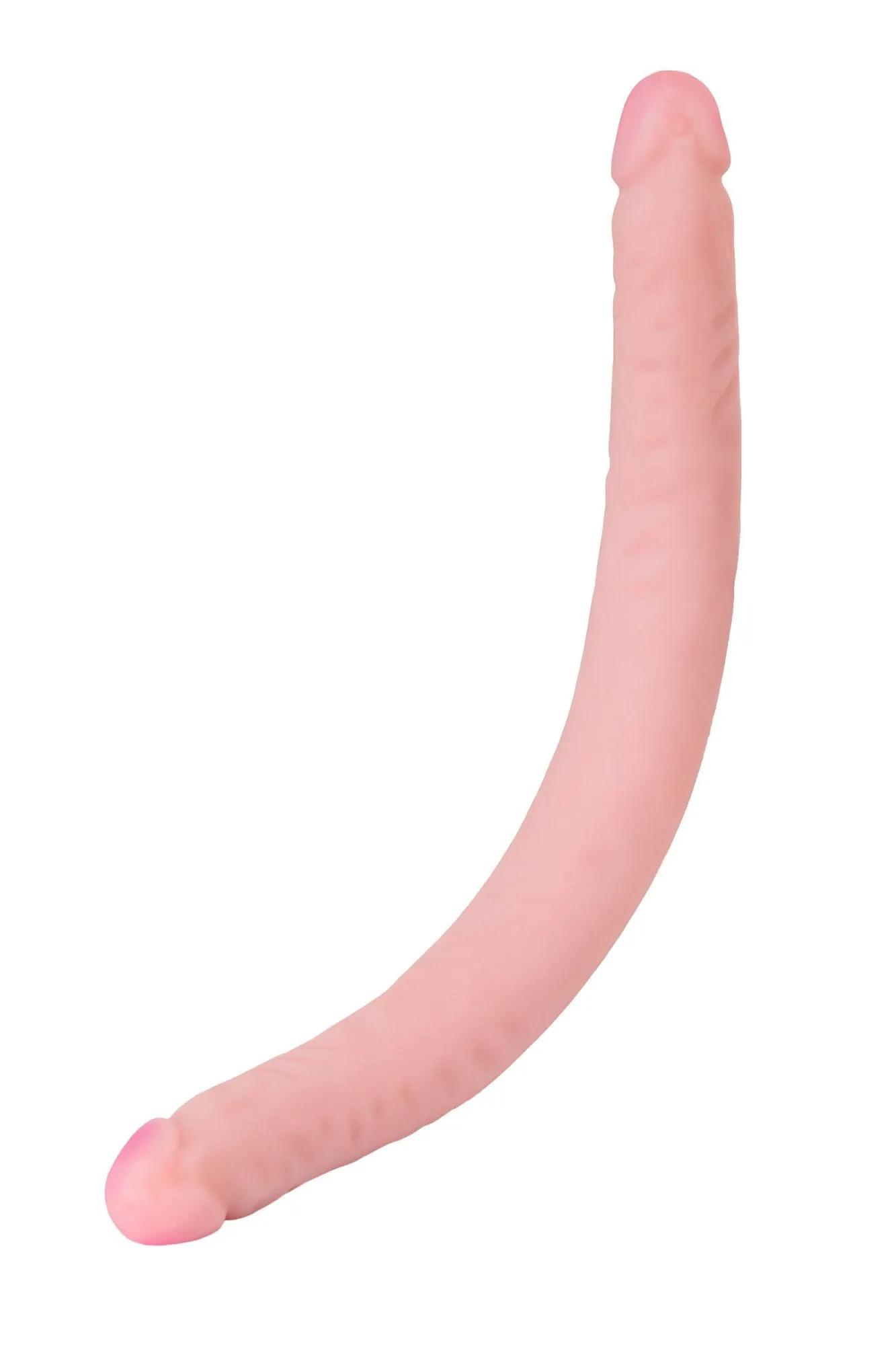 двусторонний фаллоимитатор lovetoy lesbi touch, телесный, 43 см в СПб