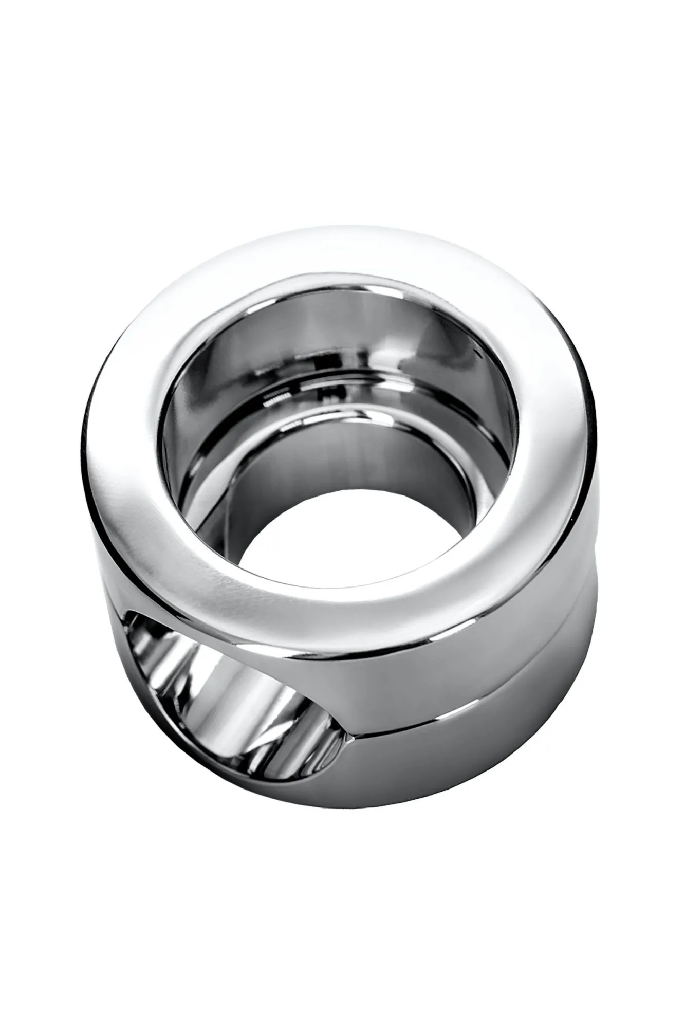 утяжелитель на пенис и мошонку toyfa metal, серебряный в СПб