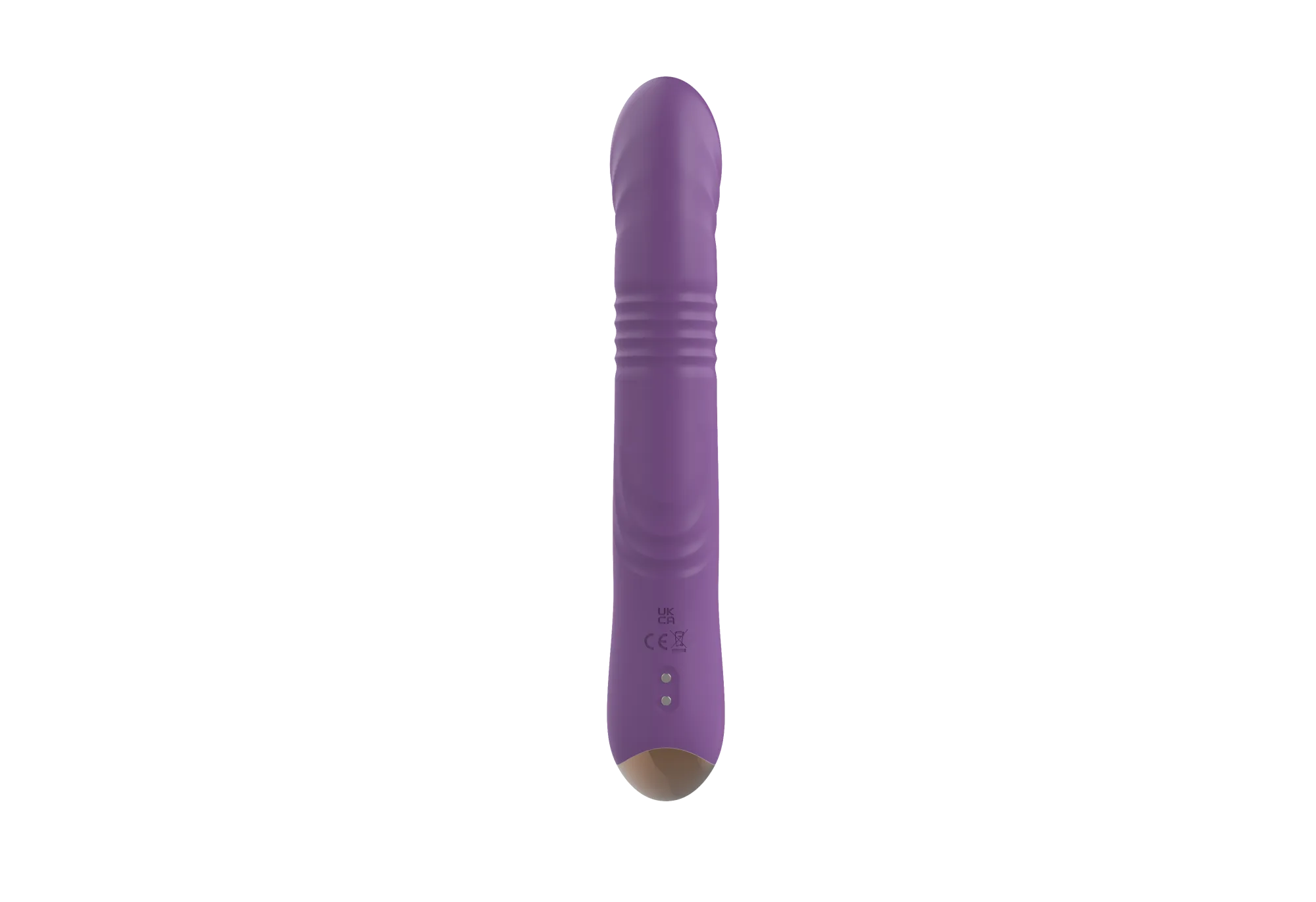 силиконовый вибратор с возвратно-поступательной стимуляцией sw24126-purple в СПб
