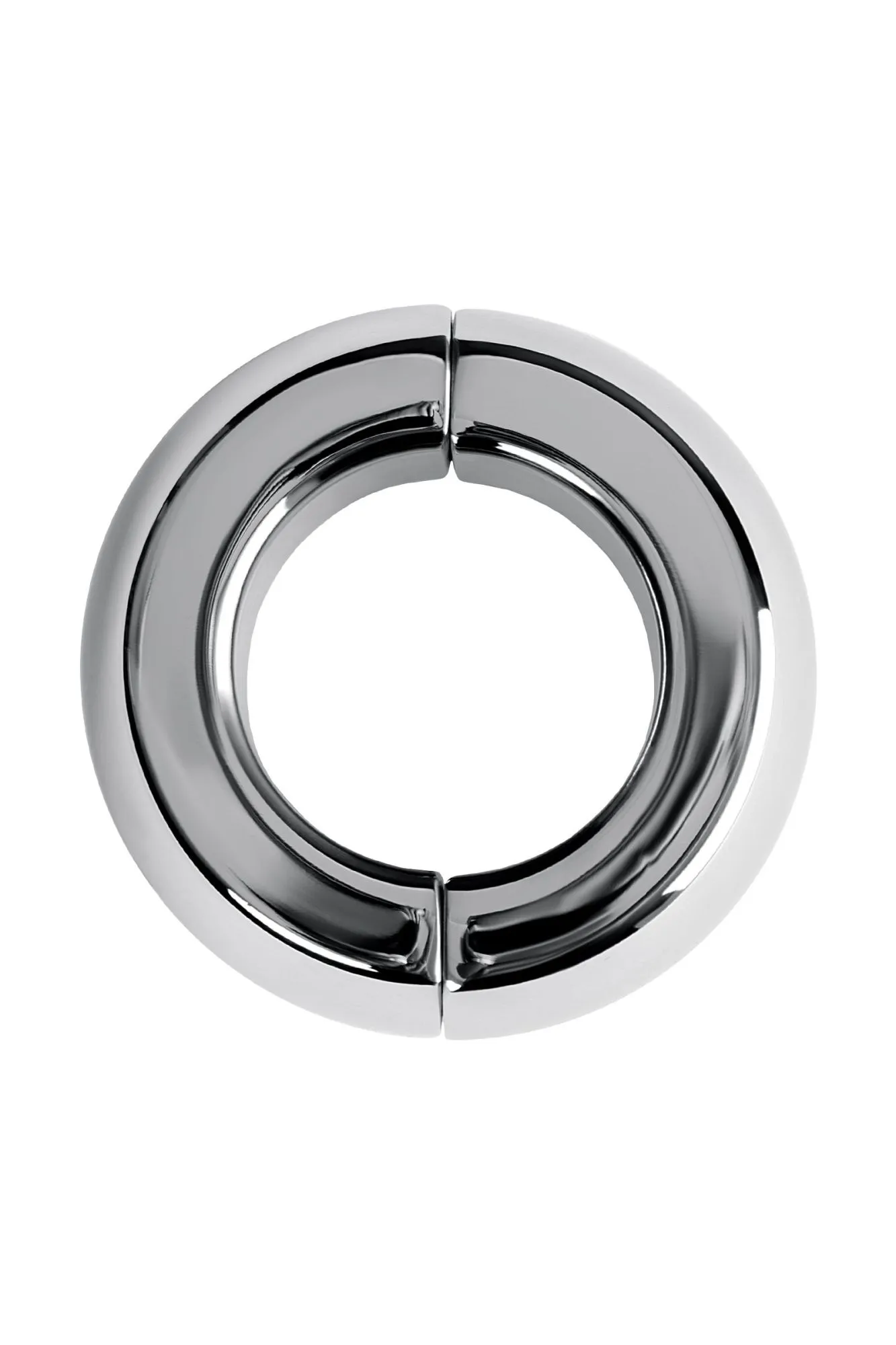 утяжелитель на мошонку toyfa metal на магнитах, серебряный в СПб