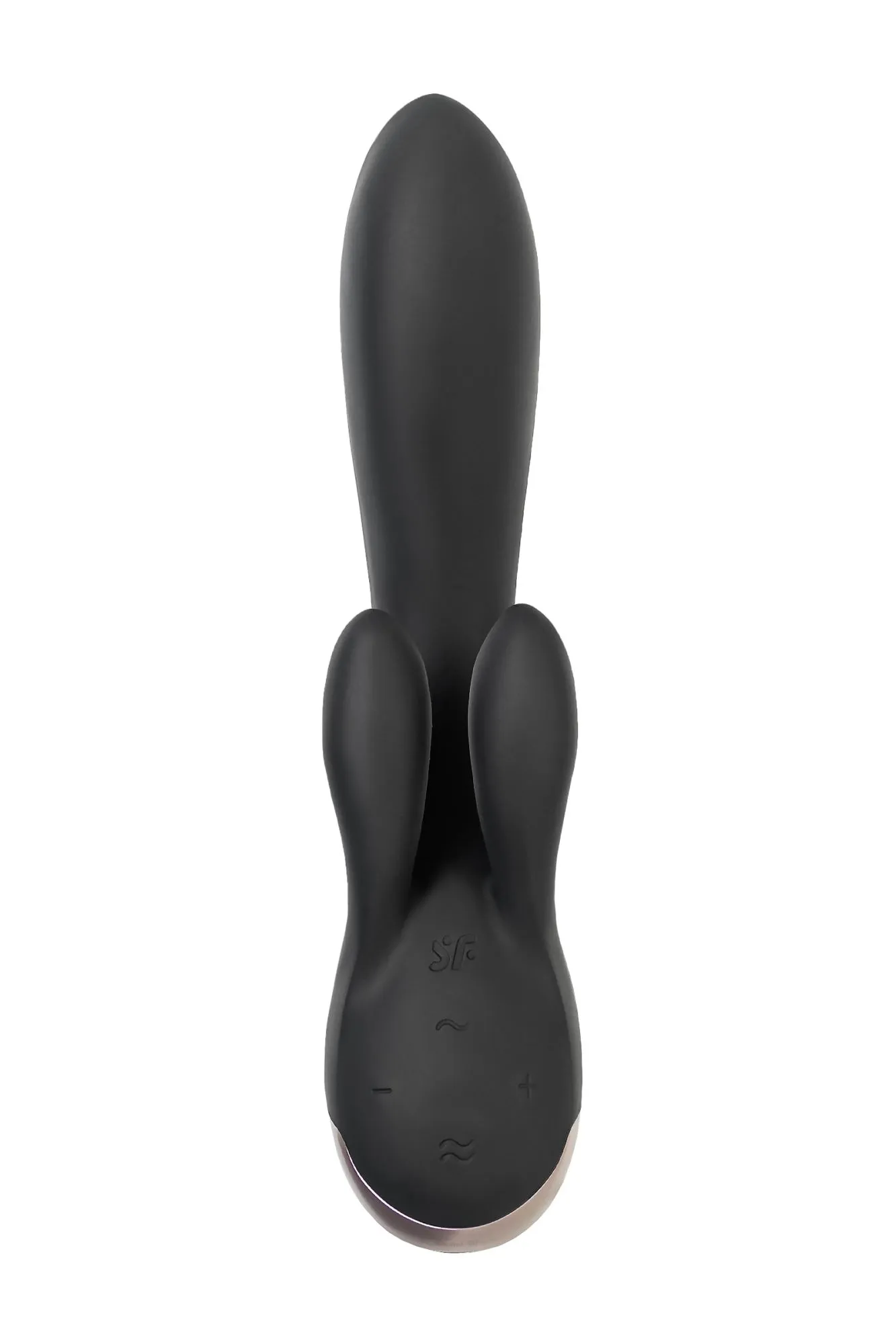 вибромассажер satisfyer double flex connect app, черный, силикон в СПб