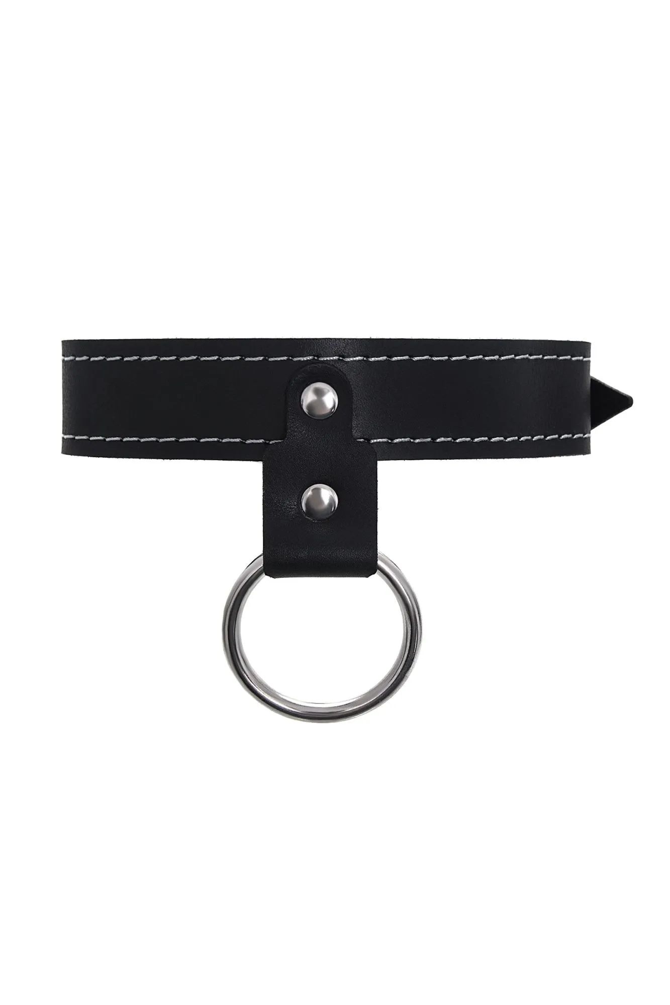 ошейник pecado bdsm, однослойный pecado bdsm, узкий, натуральная кожа, черный в СПб