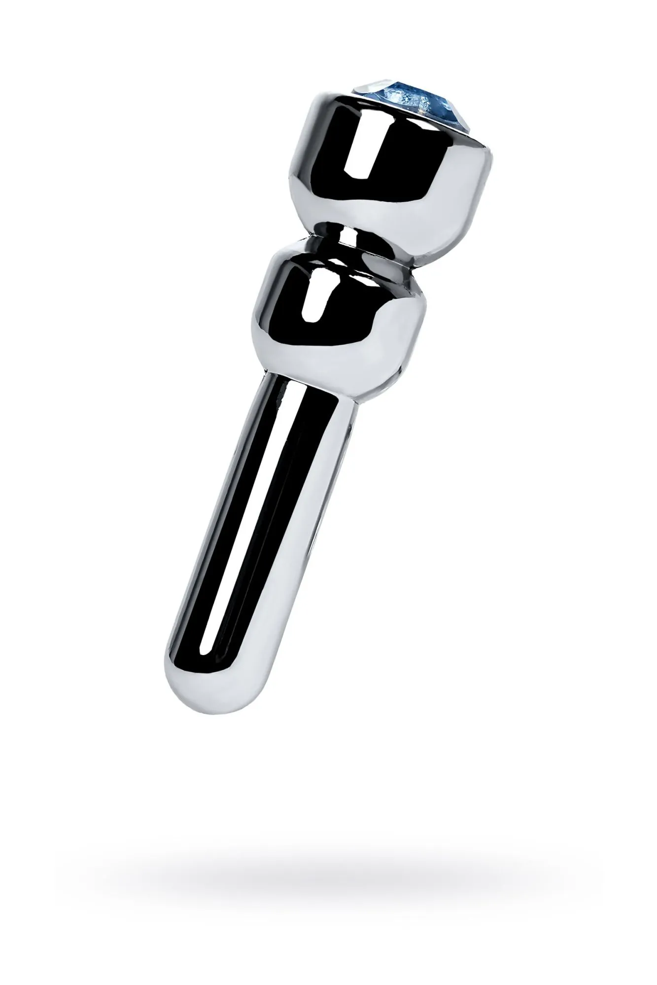 уретральный плаг со стразом малый, toyfa metal, серебряный в СПб