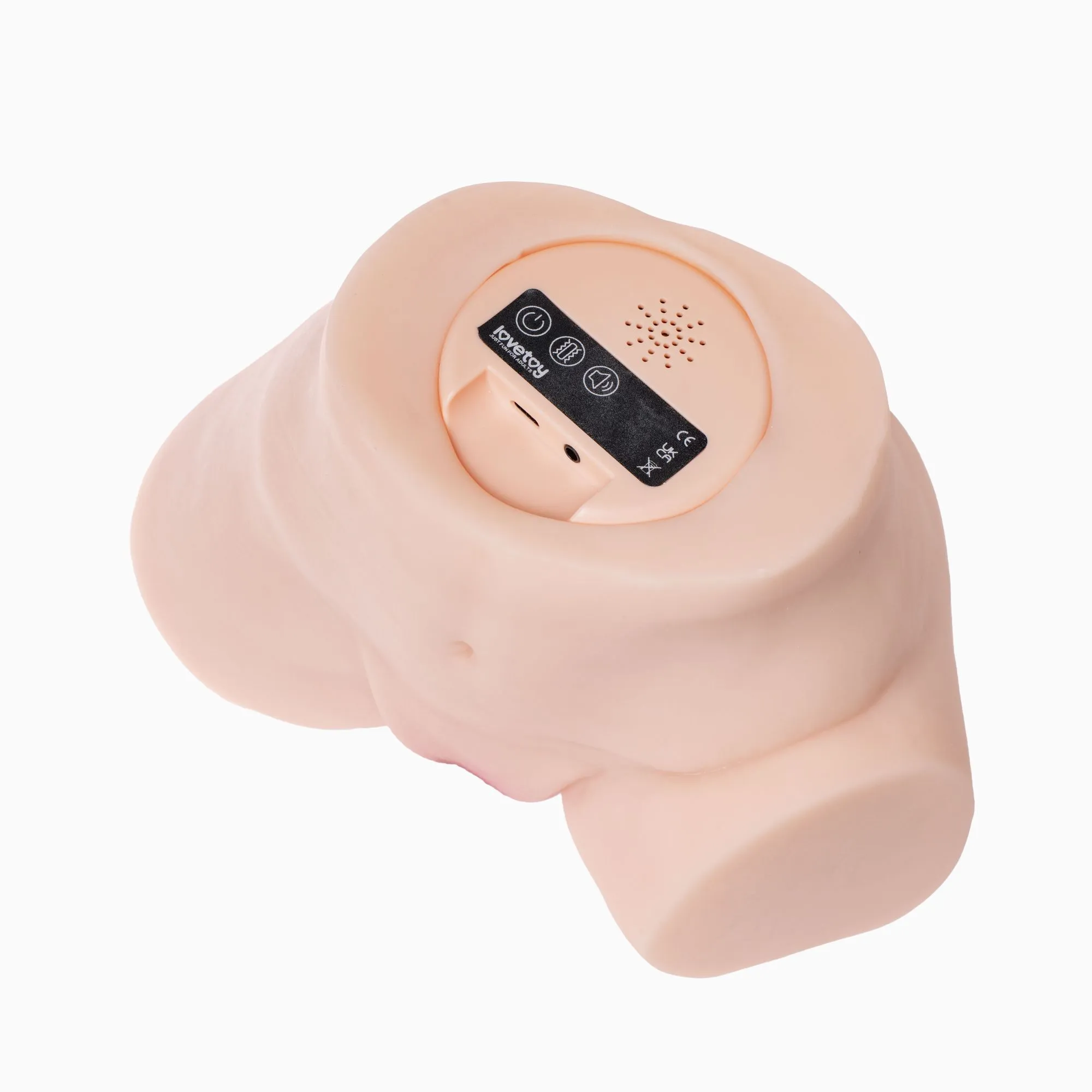 мастурбатор streetgirl от lovetoy с вагиной и анусом, полутело с вибрацией, телесный  в СПб