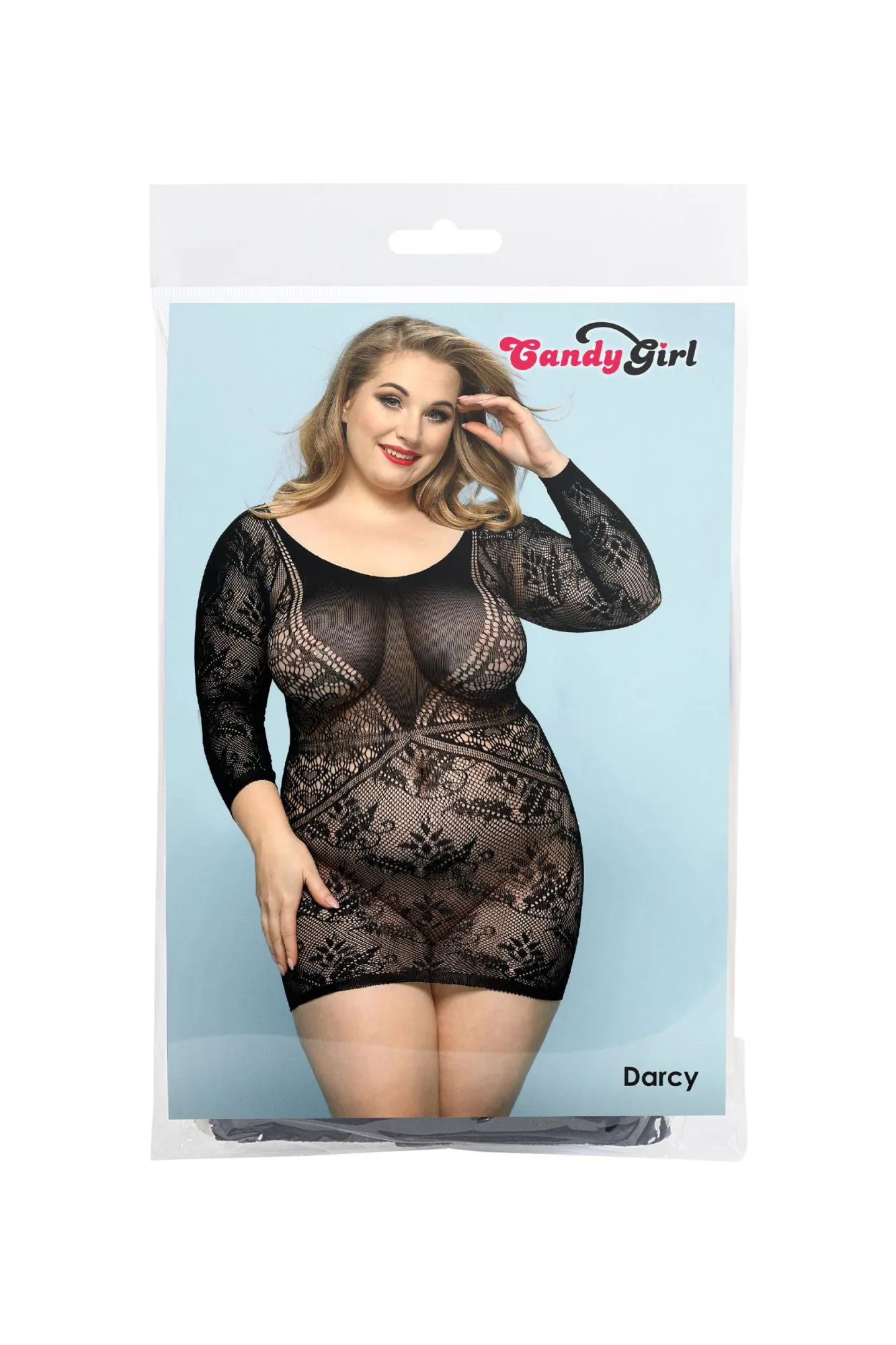 Эротическое платье candy girl darcy черное, 2xl в СПб
