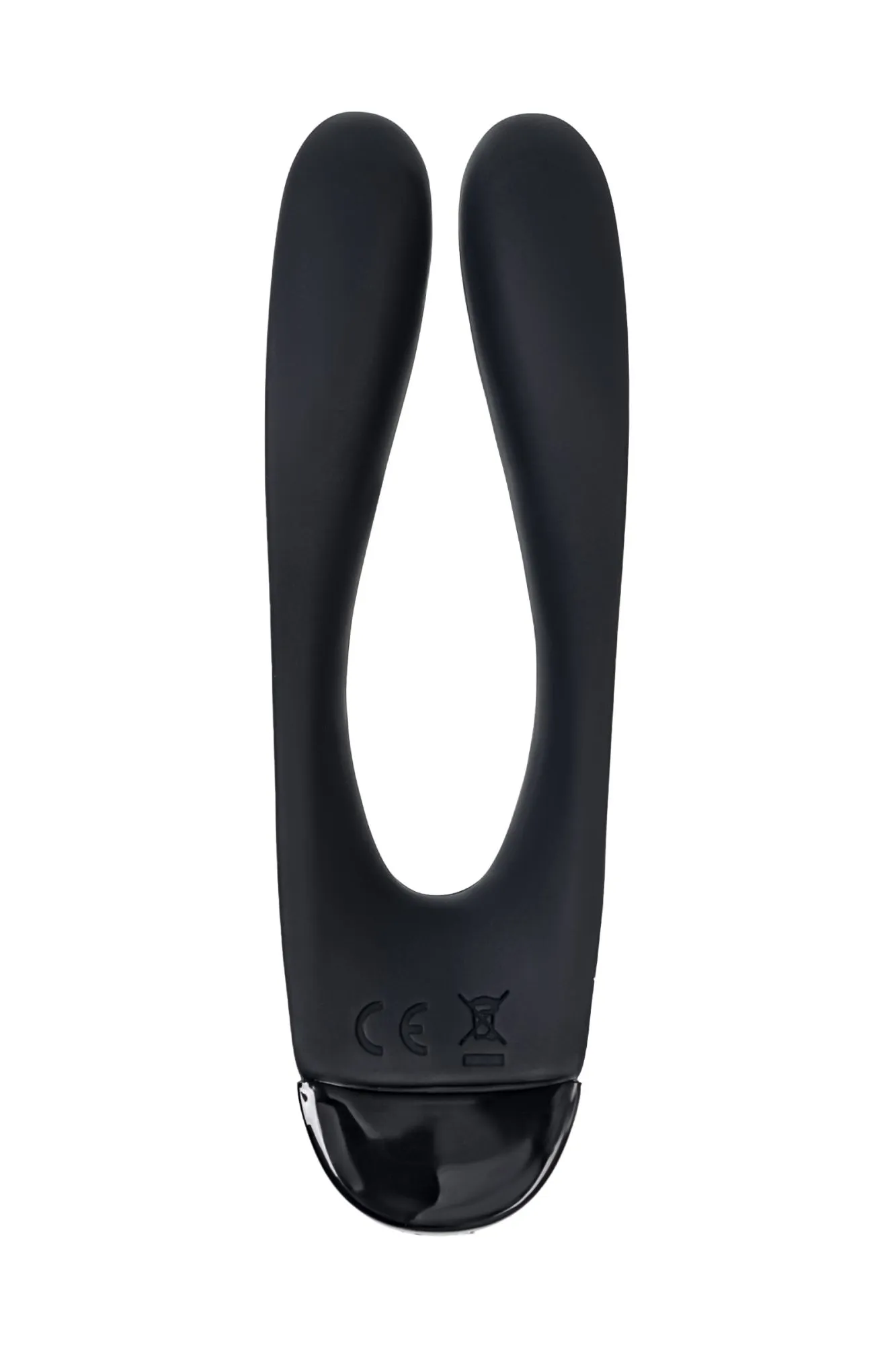 многофункциональный стимулятор для пар satisfyer partner candy cane, силикон, чёрный в СПб