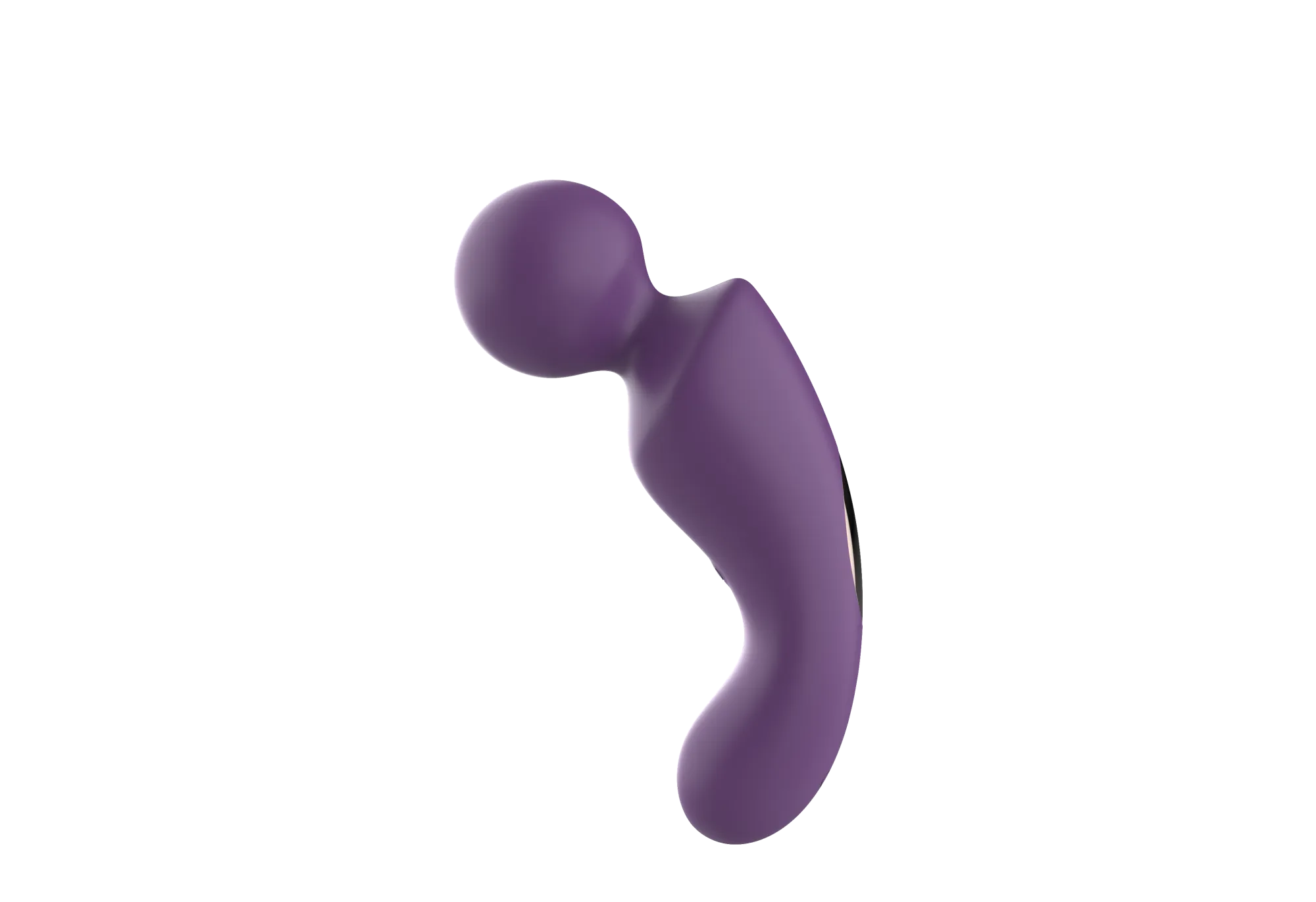 вибратор- вонд с изогнутым корпусом secwell sw24125-purple в СПб