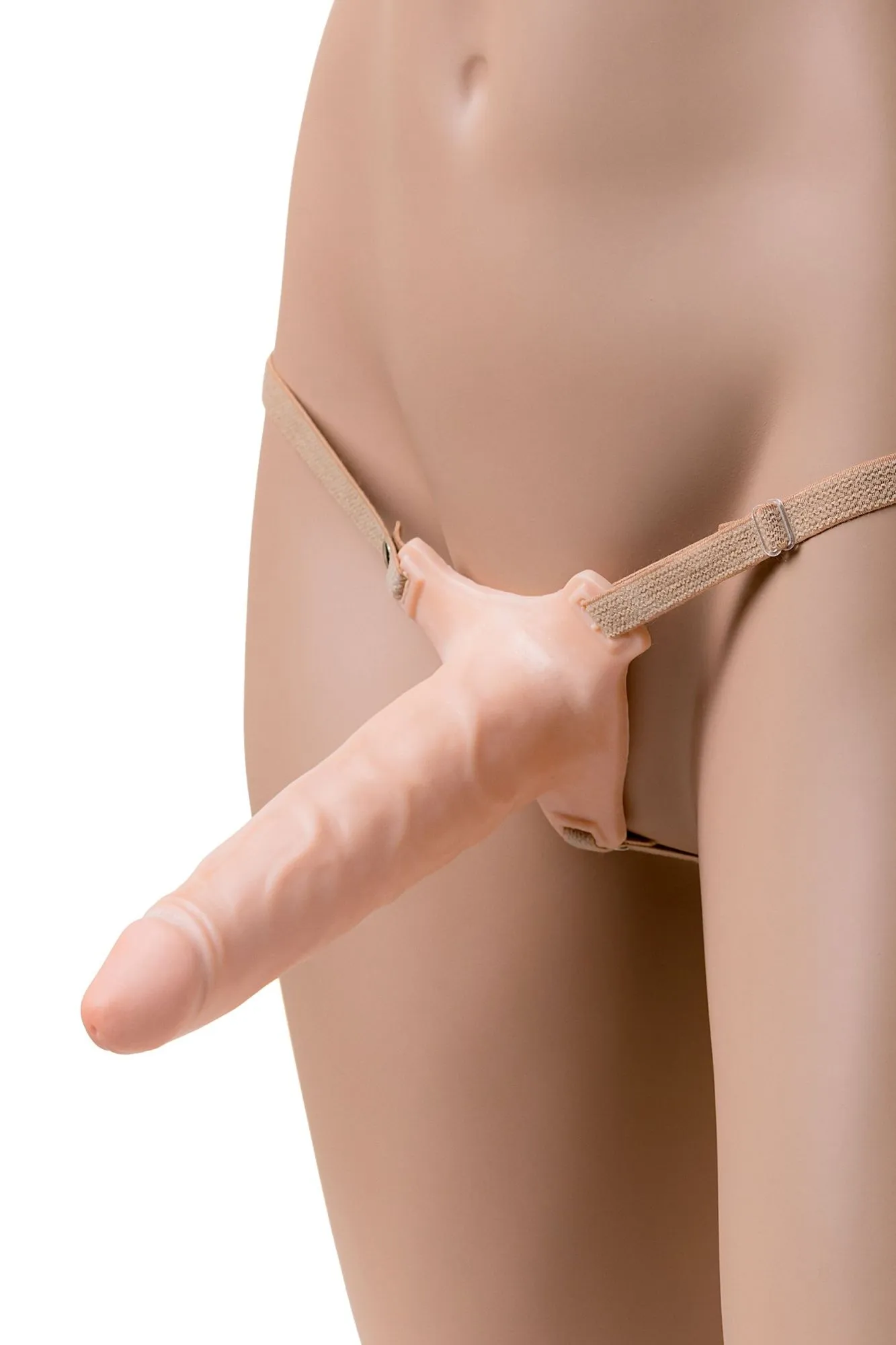 фаллопротез lovetoy поясной, телесный, 18,5 см в СПб