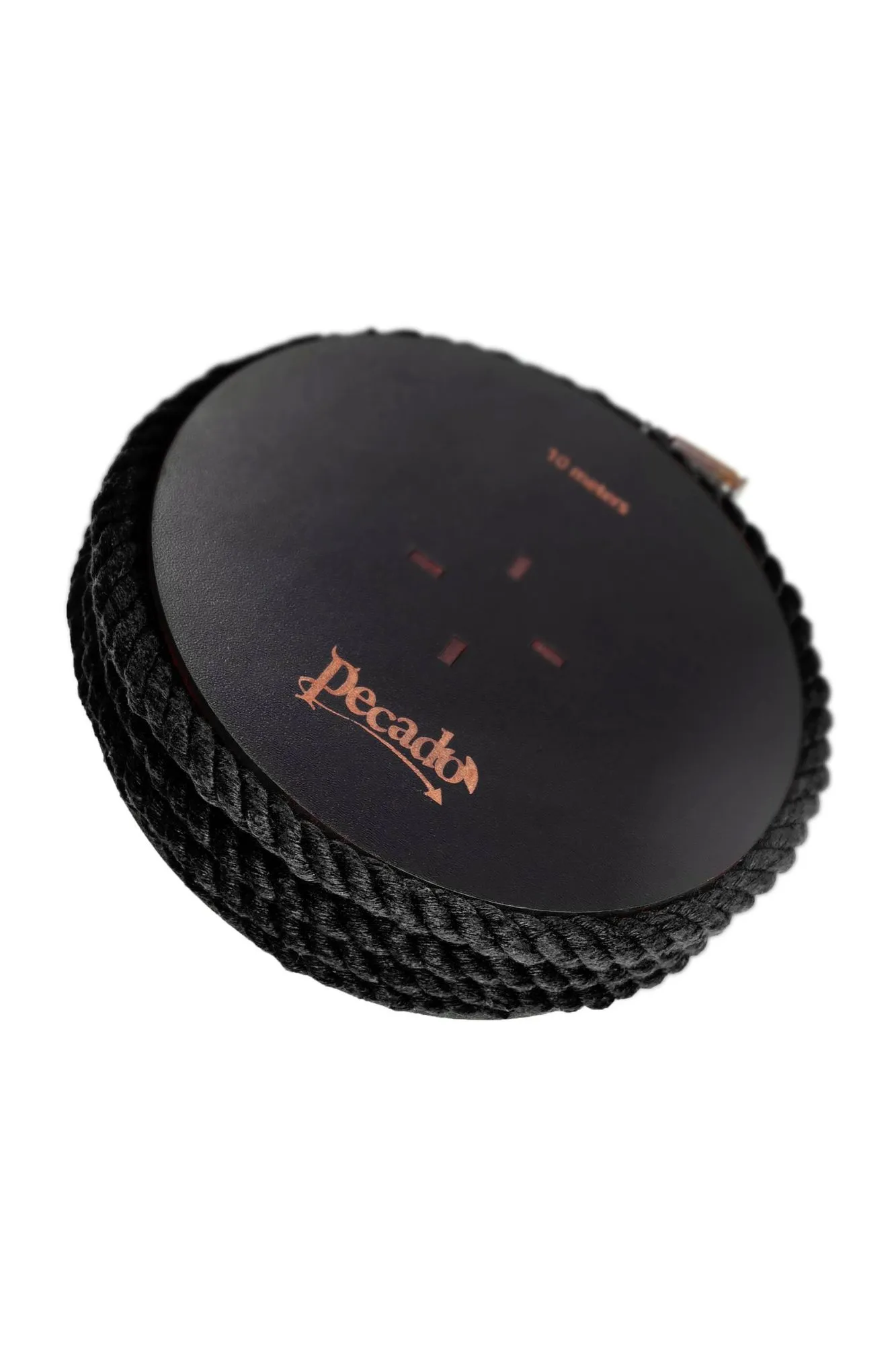 веревка для шибари pecado bdsm, на катушке, хлопок, черная, 10 м в СПб