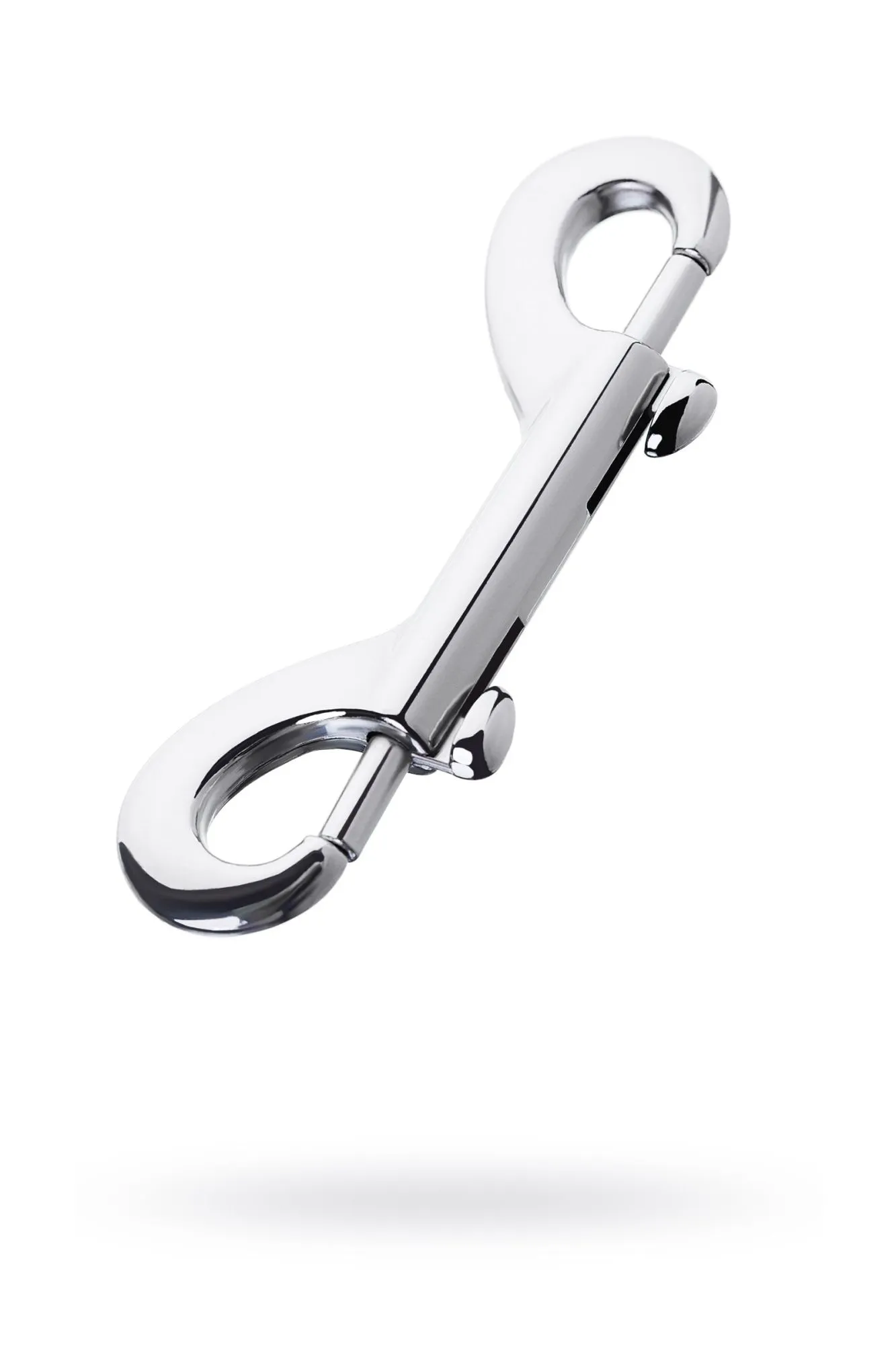 карабин двусторонний toyfa metal, металл, серебряный, 9 см в СПб