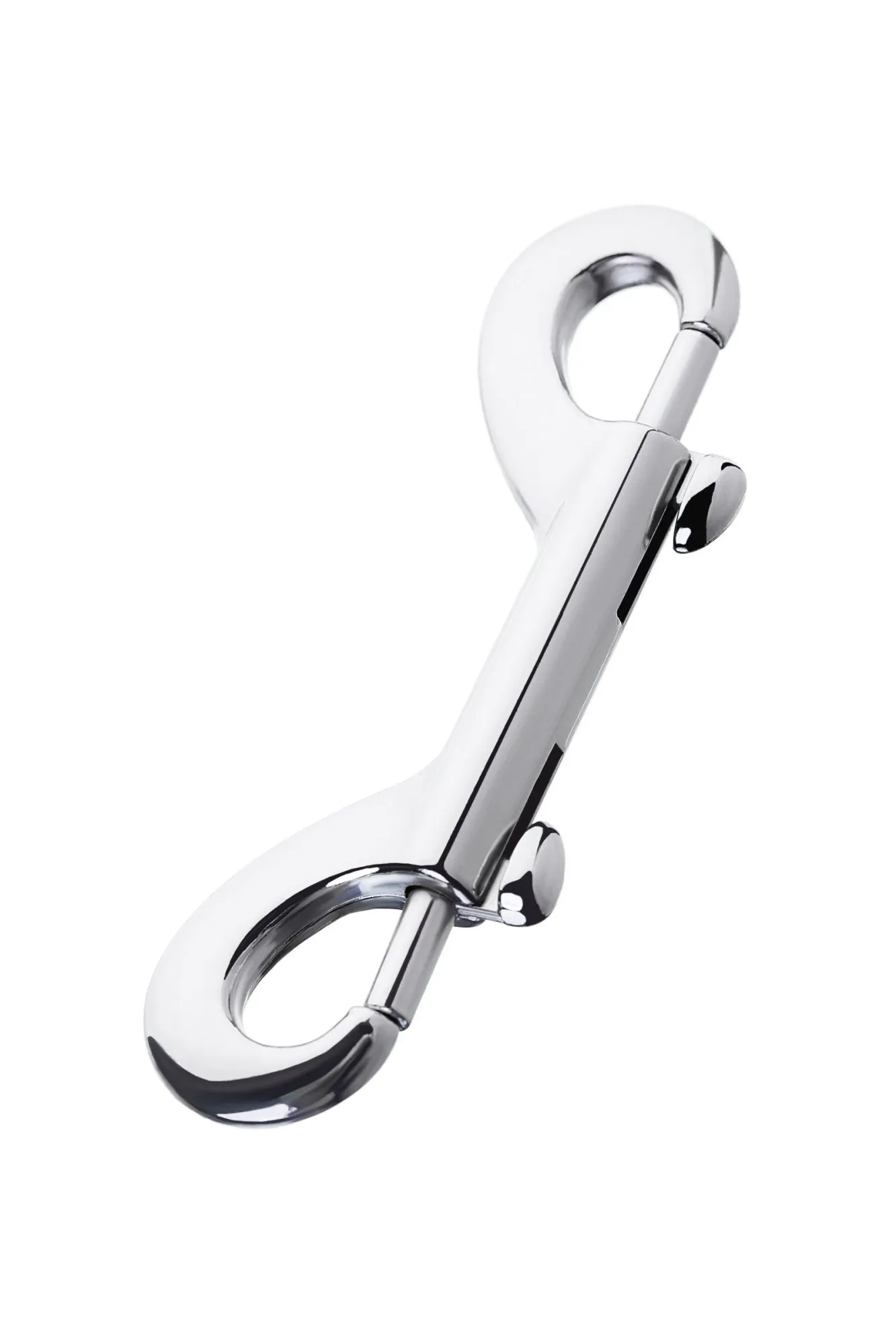 карабин двусторонний toyfa metal, металл, серебряный, 9 см в СПб