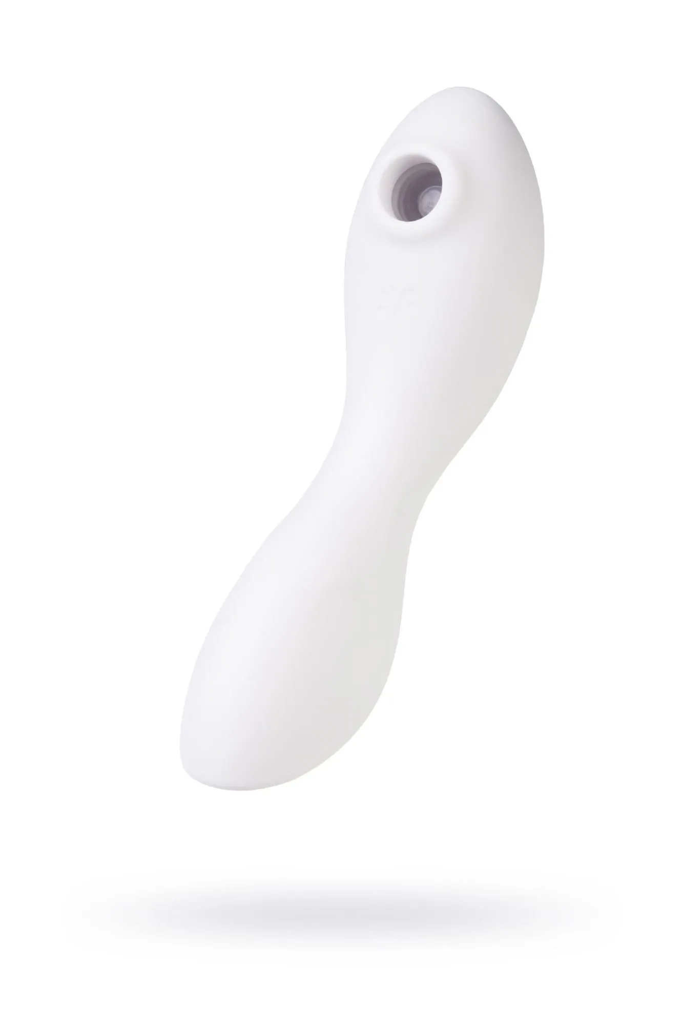 вакуумный стимулятор клитора satisfyer curvy trinity 5+, белый в СПб