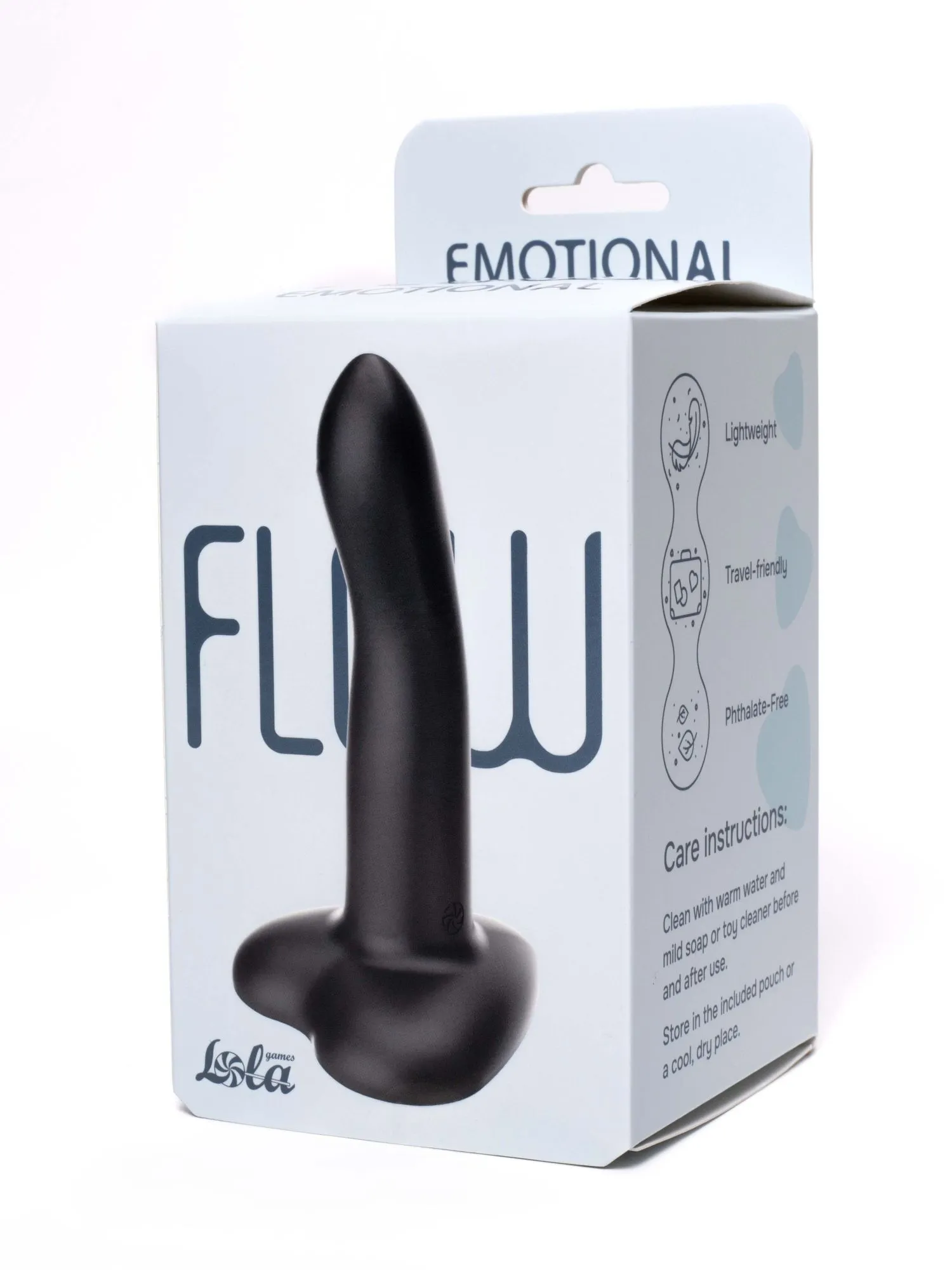нереалистичный дилдо emotional black 2045-04lola в СПб