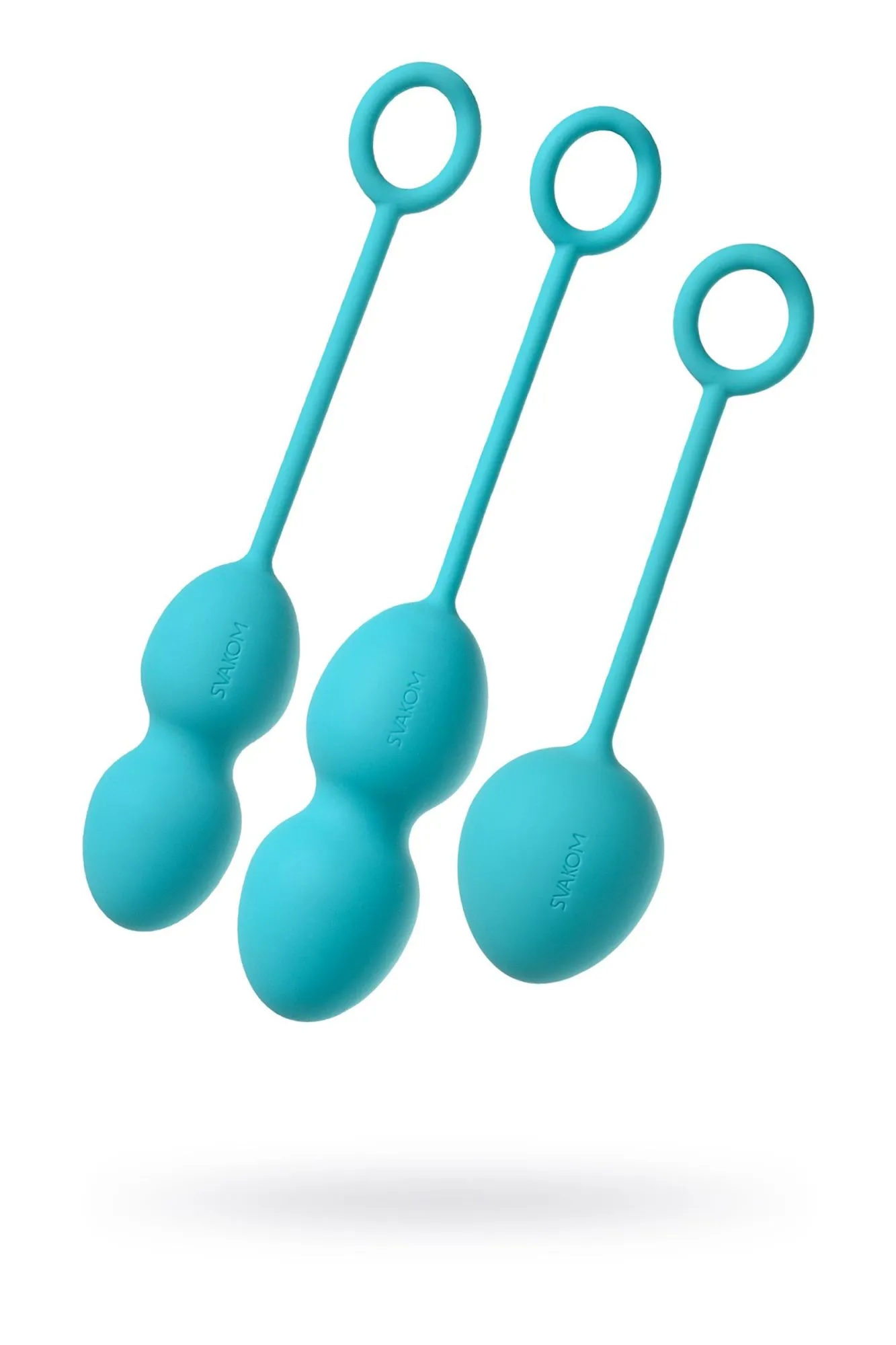 набор вагинальных шариков svakom nova, силикон, голубой, (49,75,95 гр) в СПб
