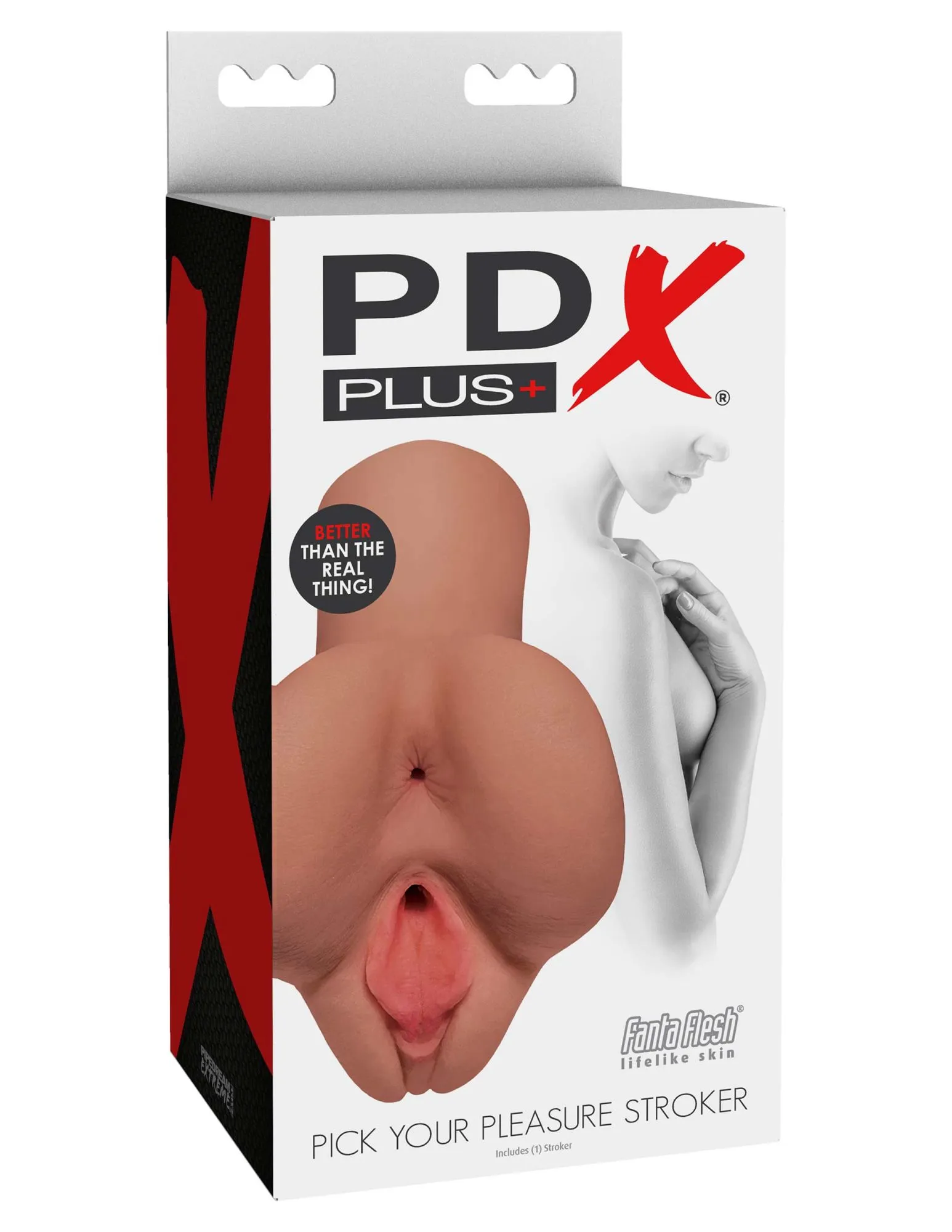 мастурбатор с двумя входами мулатка double stroker pipedream rd60922pd в СПб