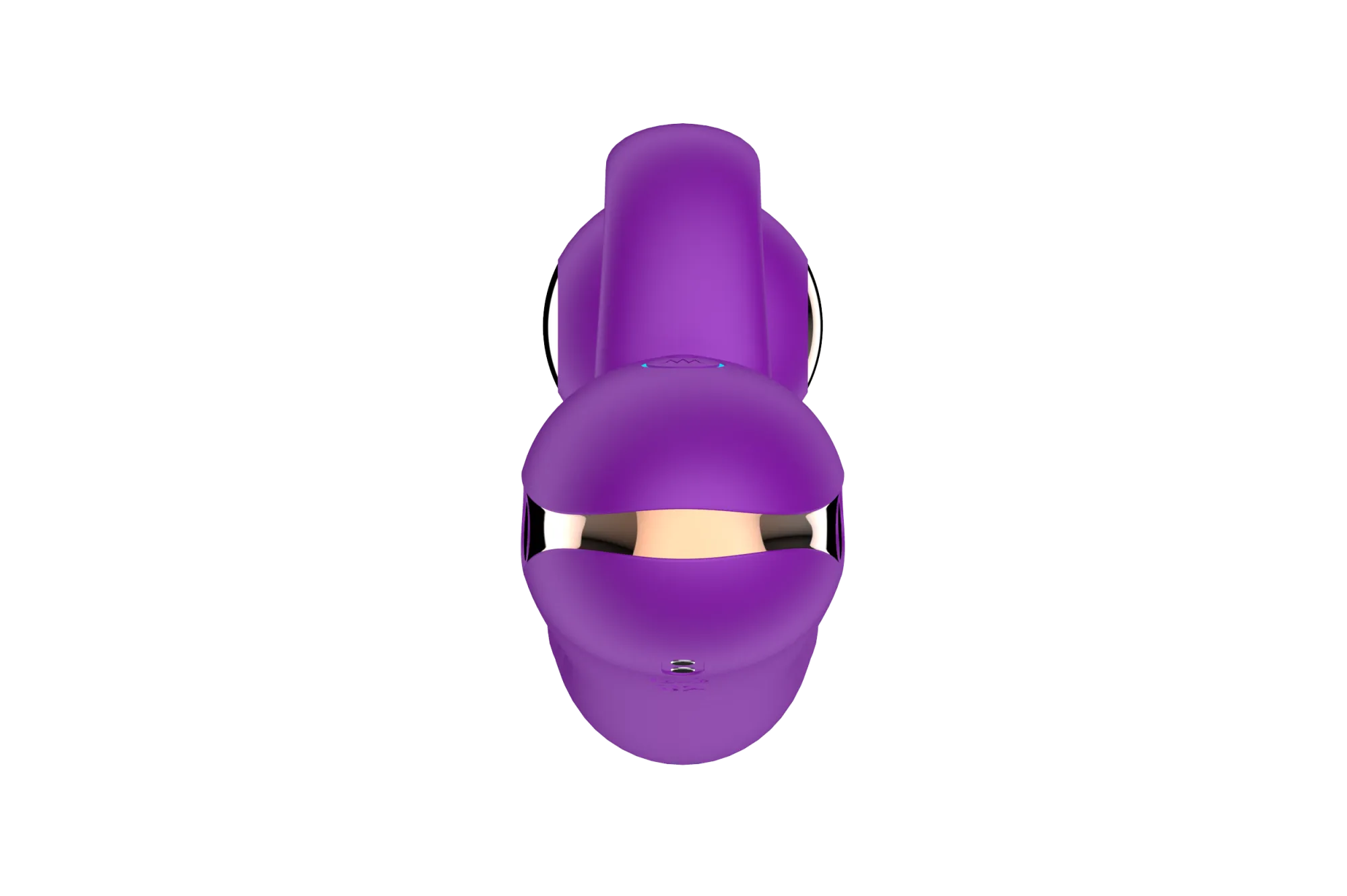 силиконовый вибратор-кролик с функцией вращения sw3052-purple в СПб