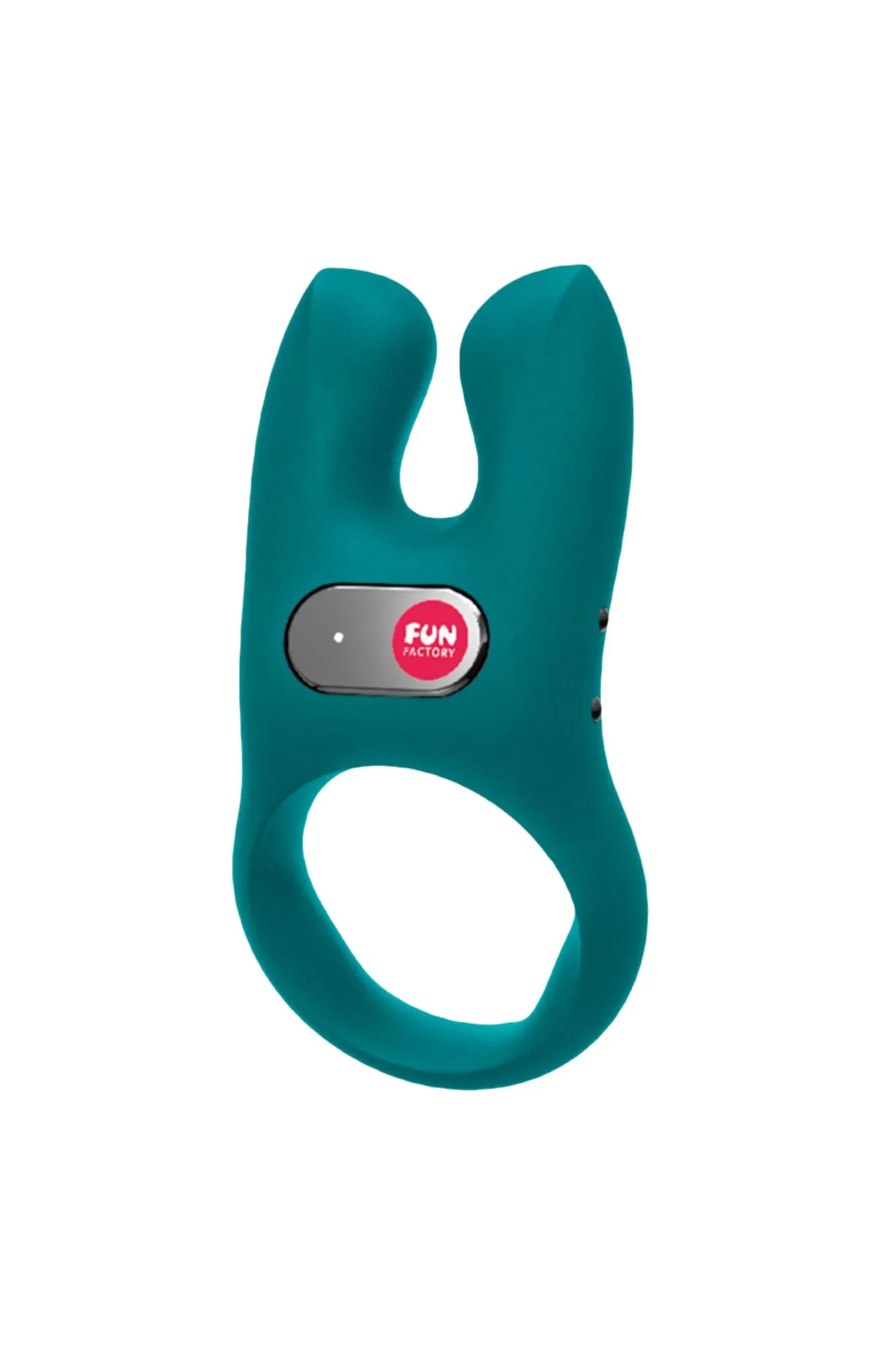 кольцо эрекционное fun factory nos с вибрацией, силикон, зелёное, 8 см в СПб