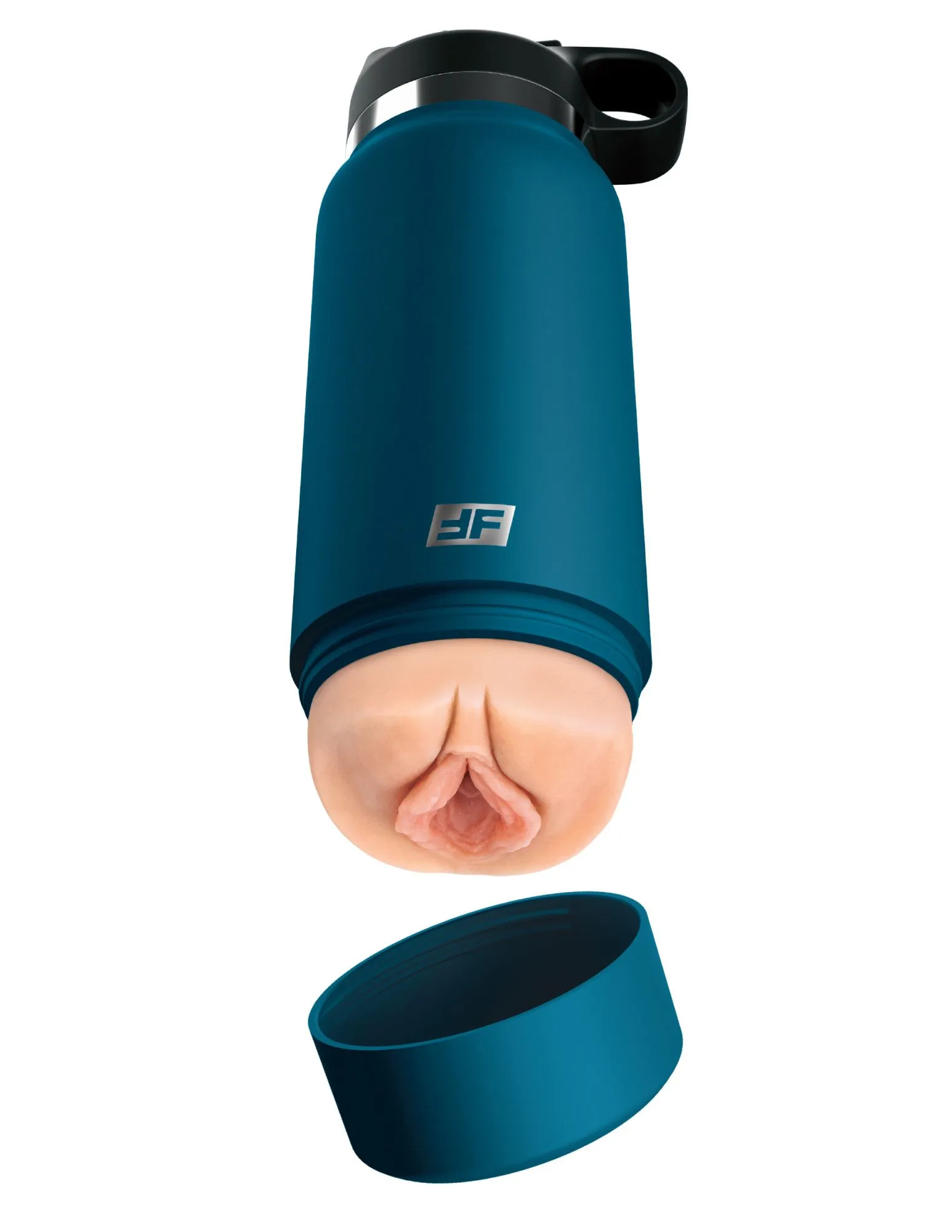 мастурбатор fap flask thrill seeker discreet stroker - black bottle - frosted pipedream rd62721pd в СПб